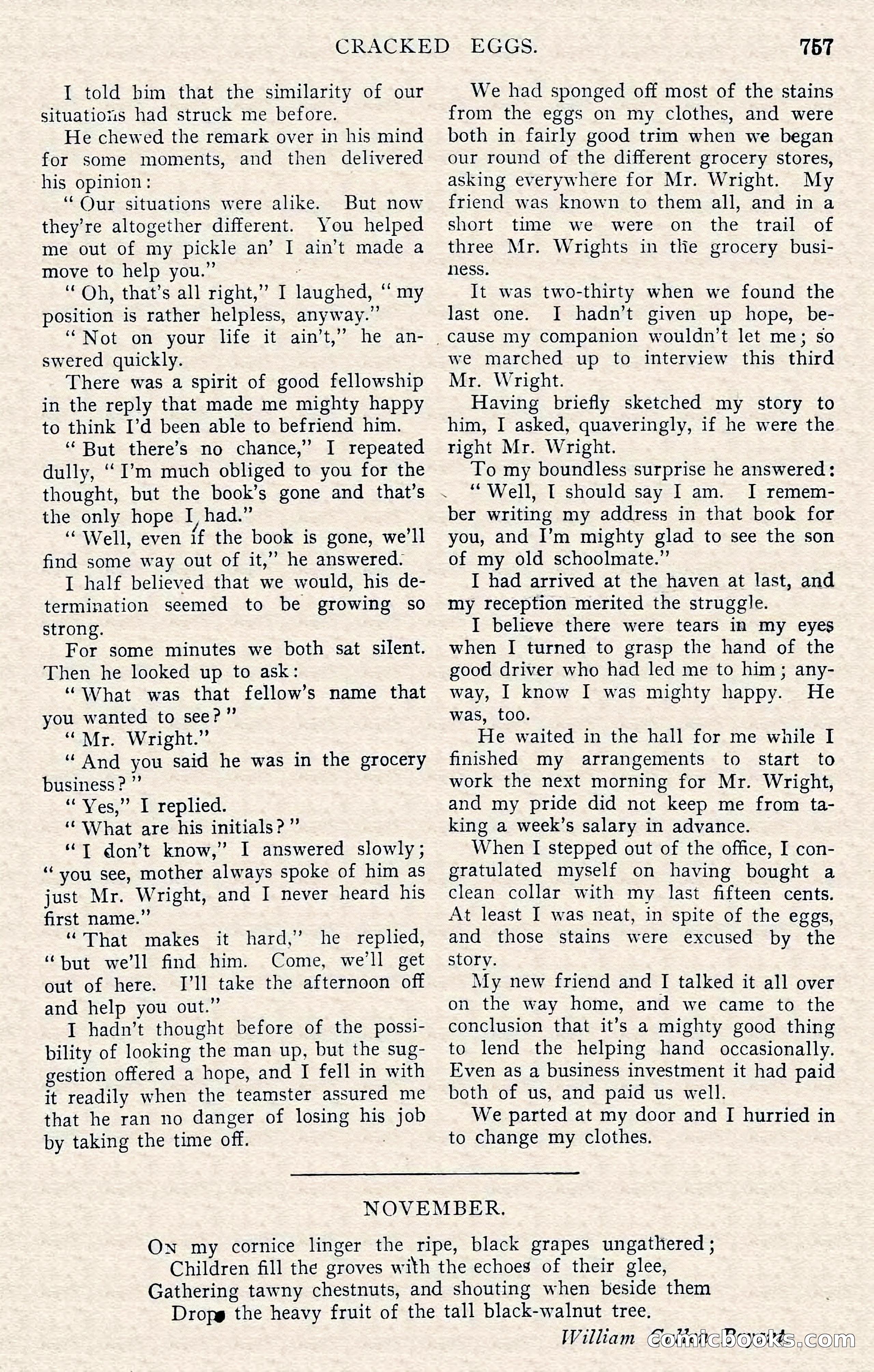 The Argosy, November 1908 — page 191 of 245