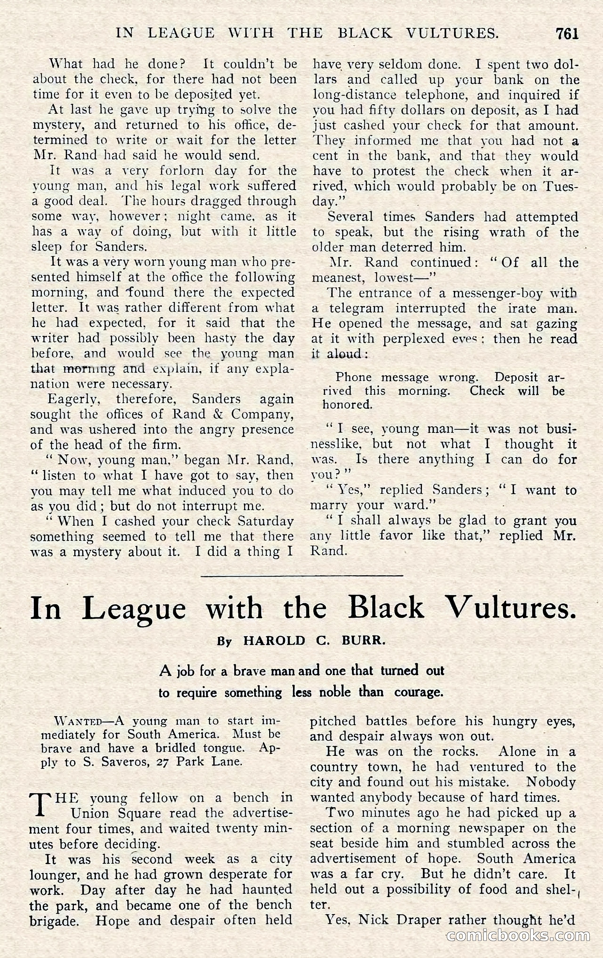 The Argosy, November 1908 — page 195 of 245