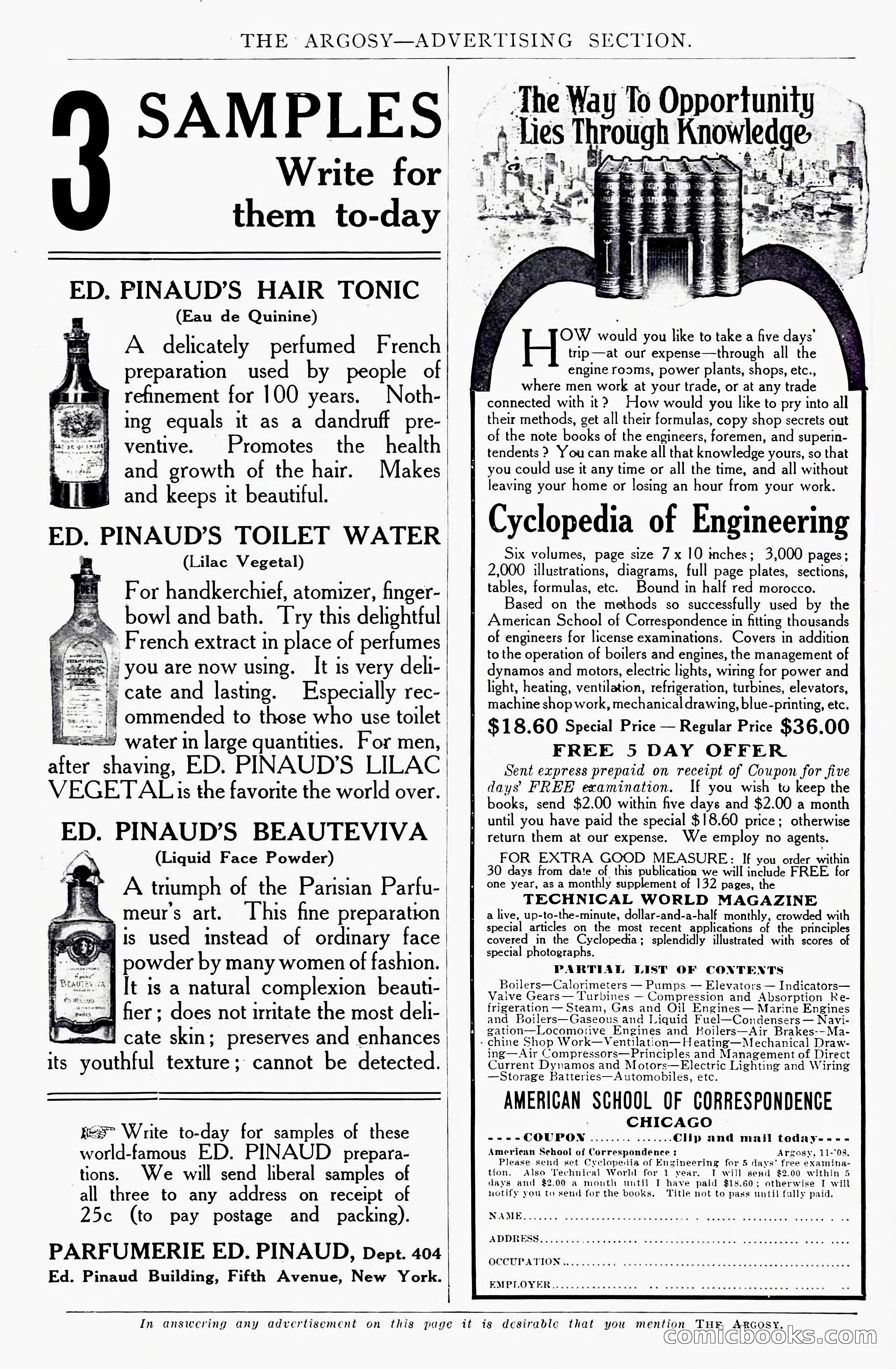The Argosy, November 1908 — page 214 of 245