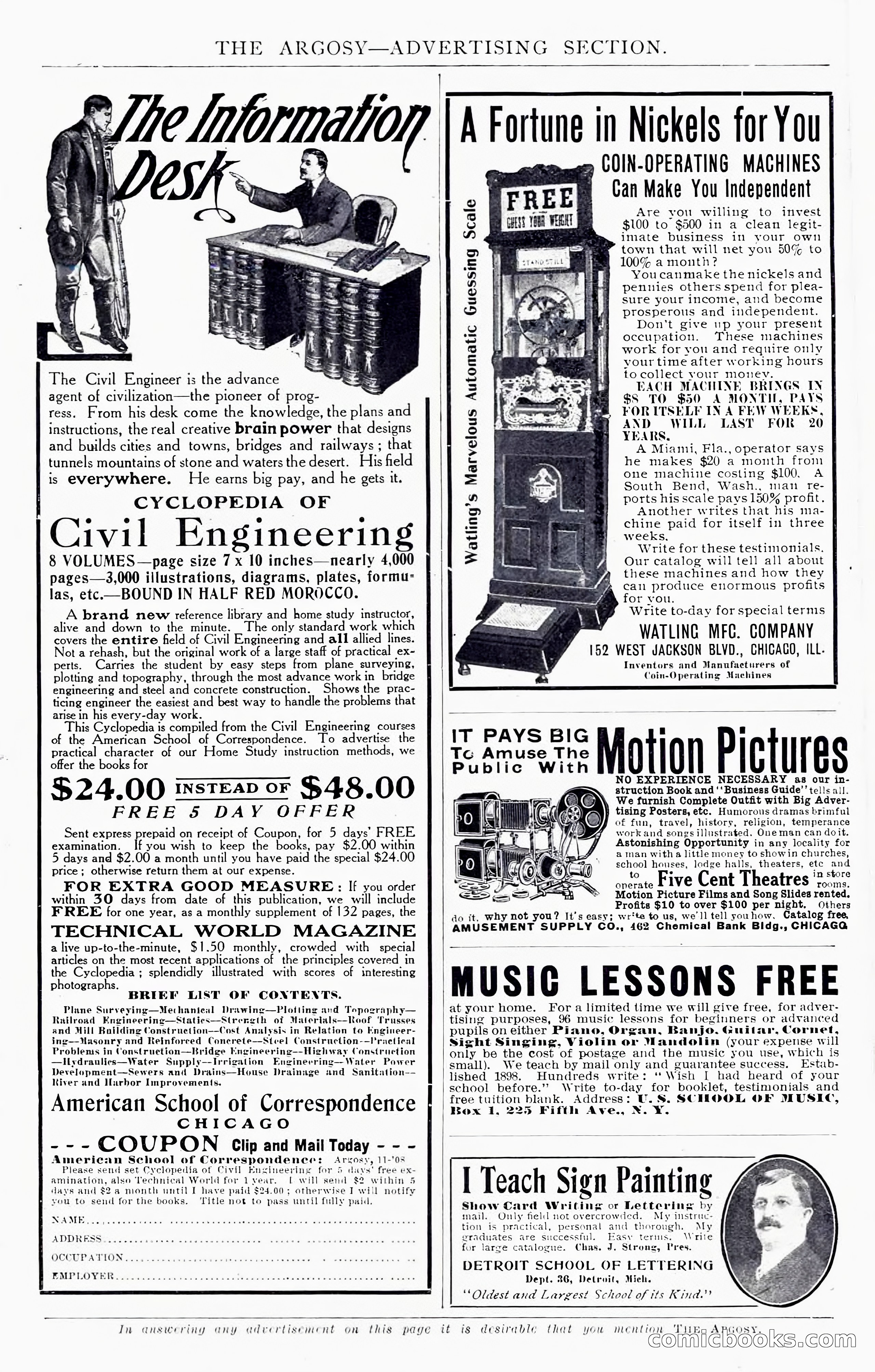 The Argosy, November 1908 — page 224 of 245
