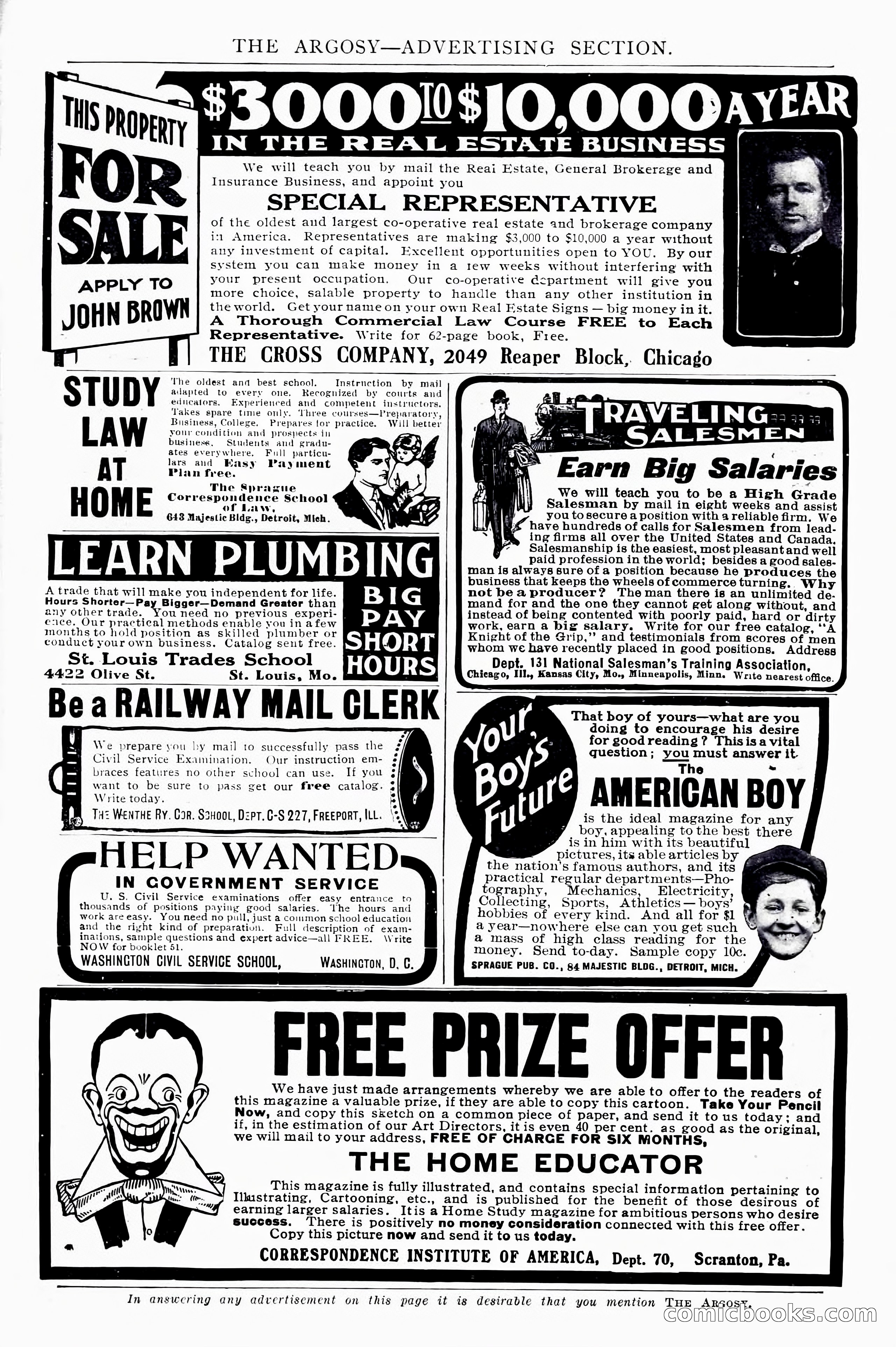 The Argosy, November 1908 — page 229 of 245