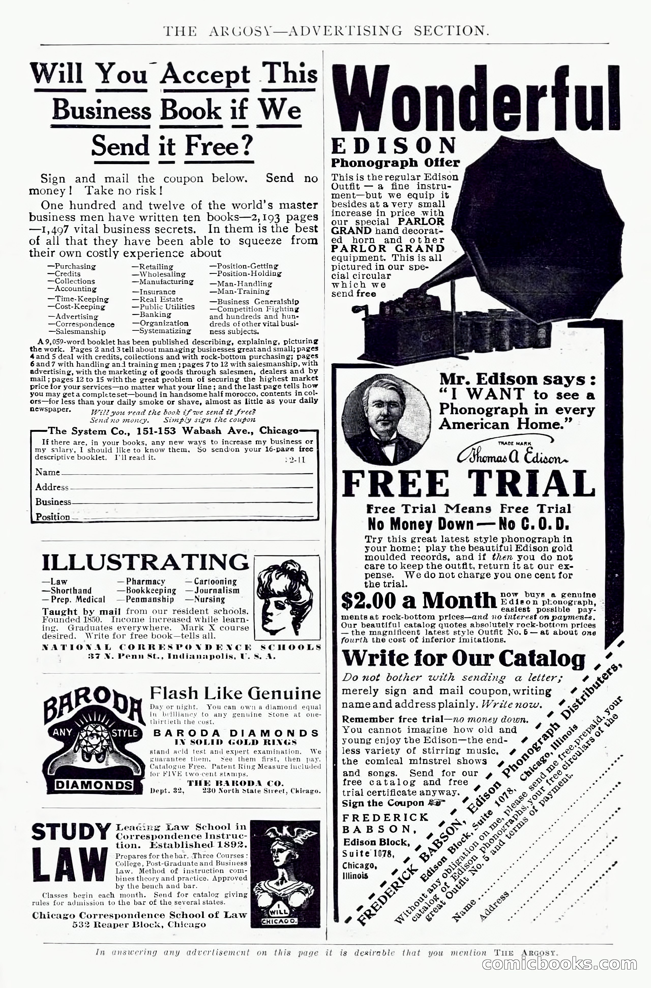 The Argosy, November 1908 — page 235 of 245