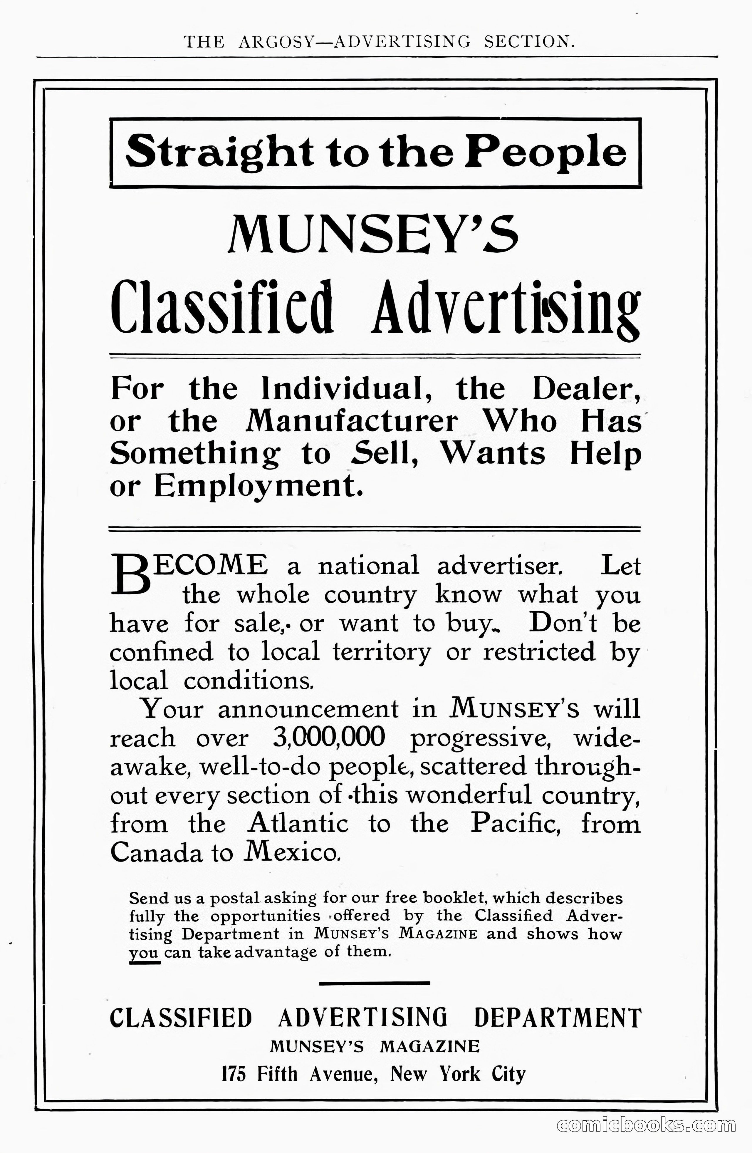 The Argosy, November 1908 — page 237 of 245