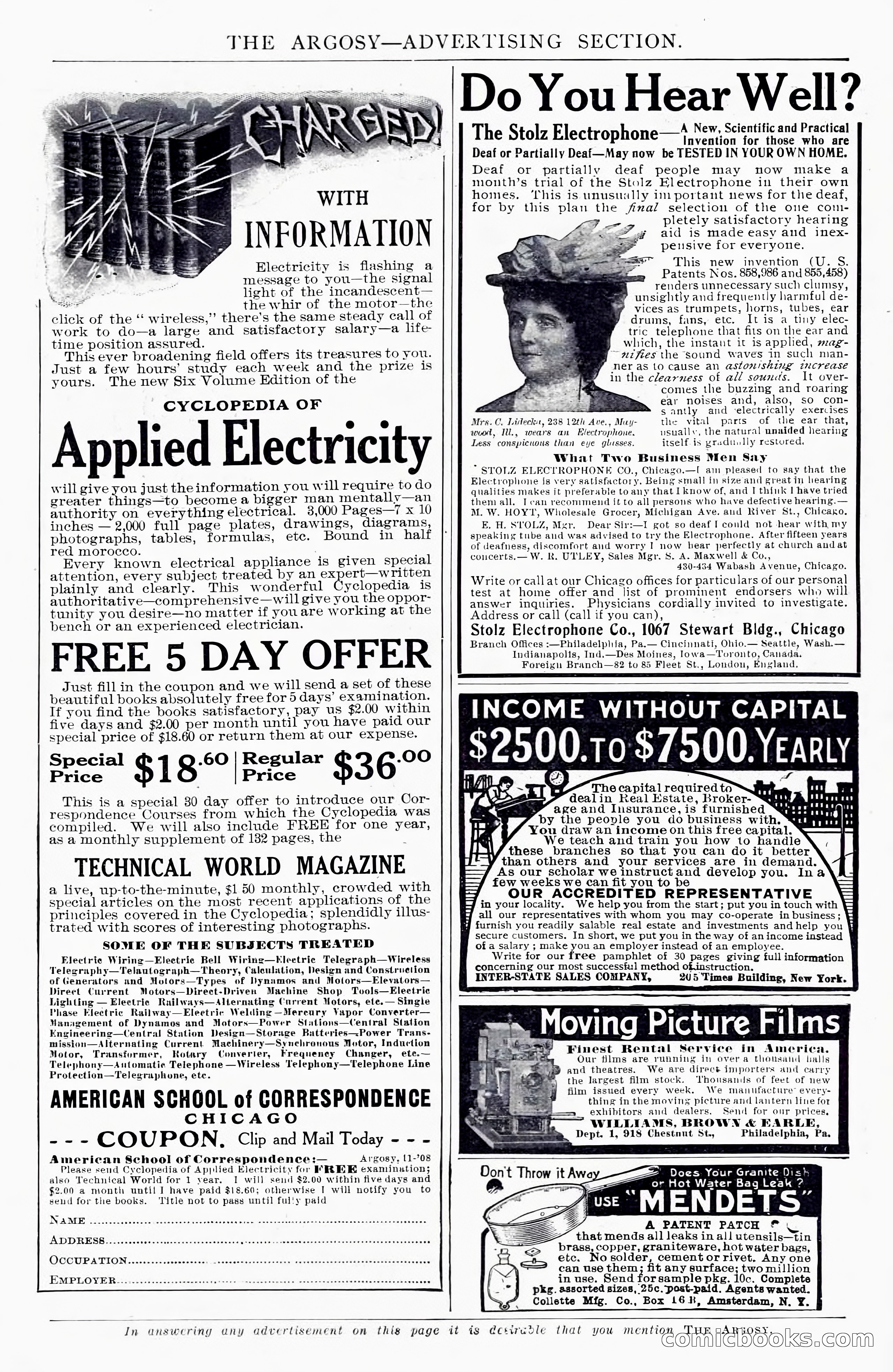 The Argosy, November 1908 — page 240 of 245