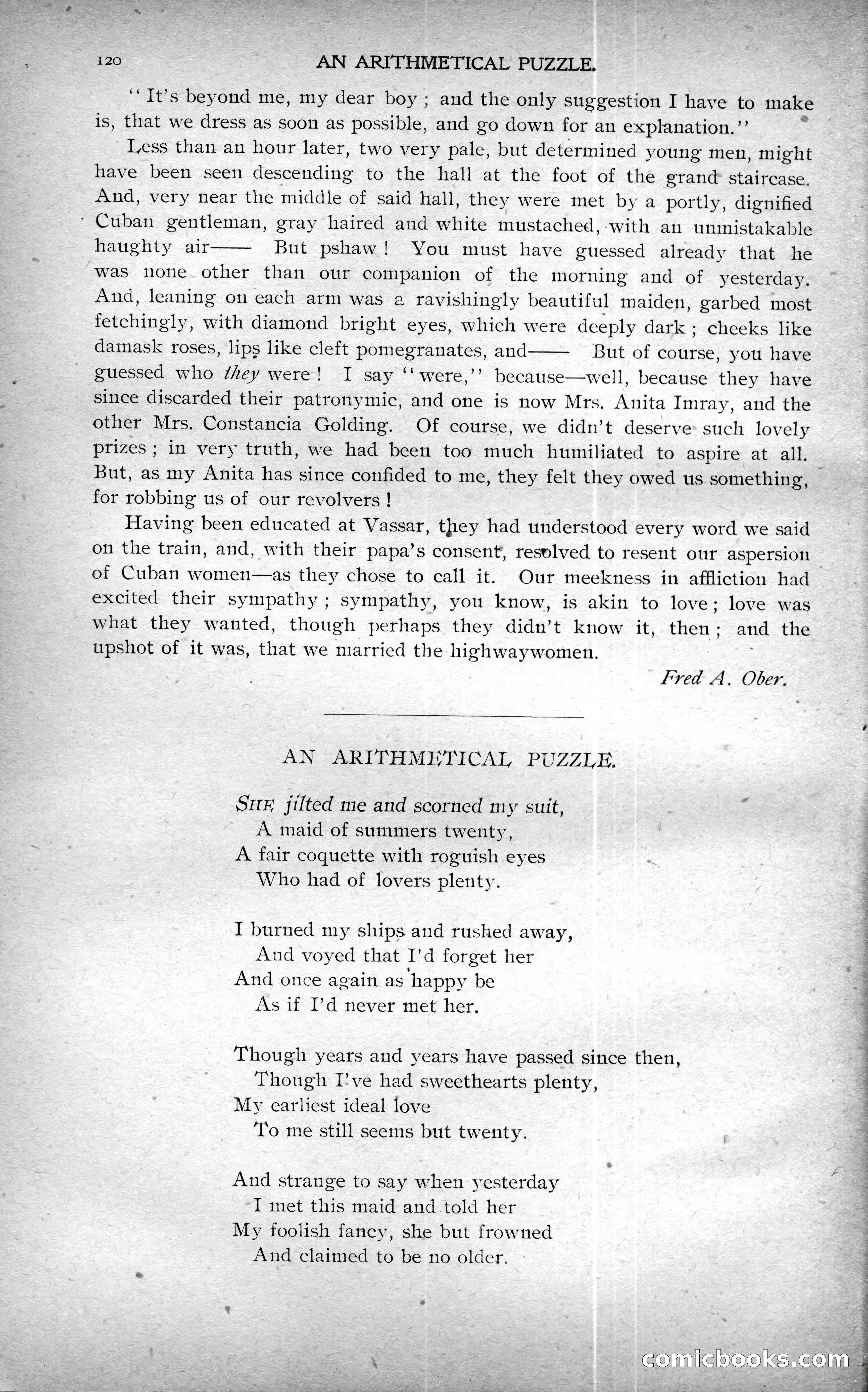 The Argosy, Vol. XXIV, No. 1 — page 120 of 192