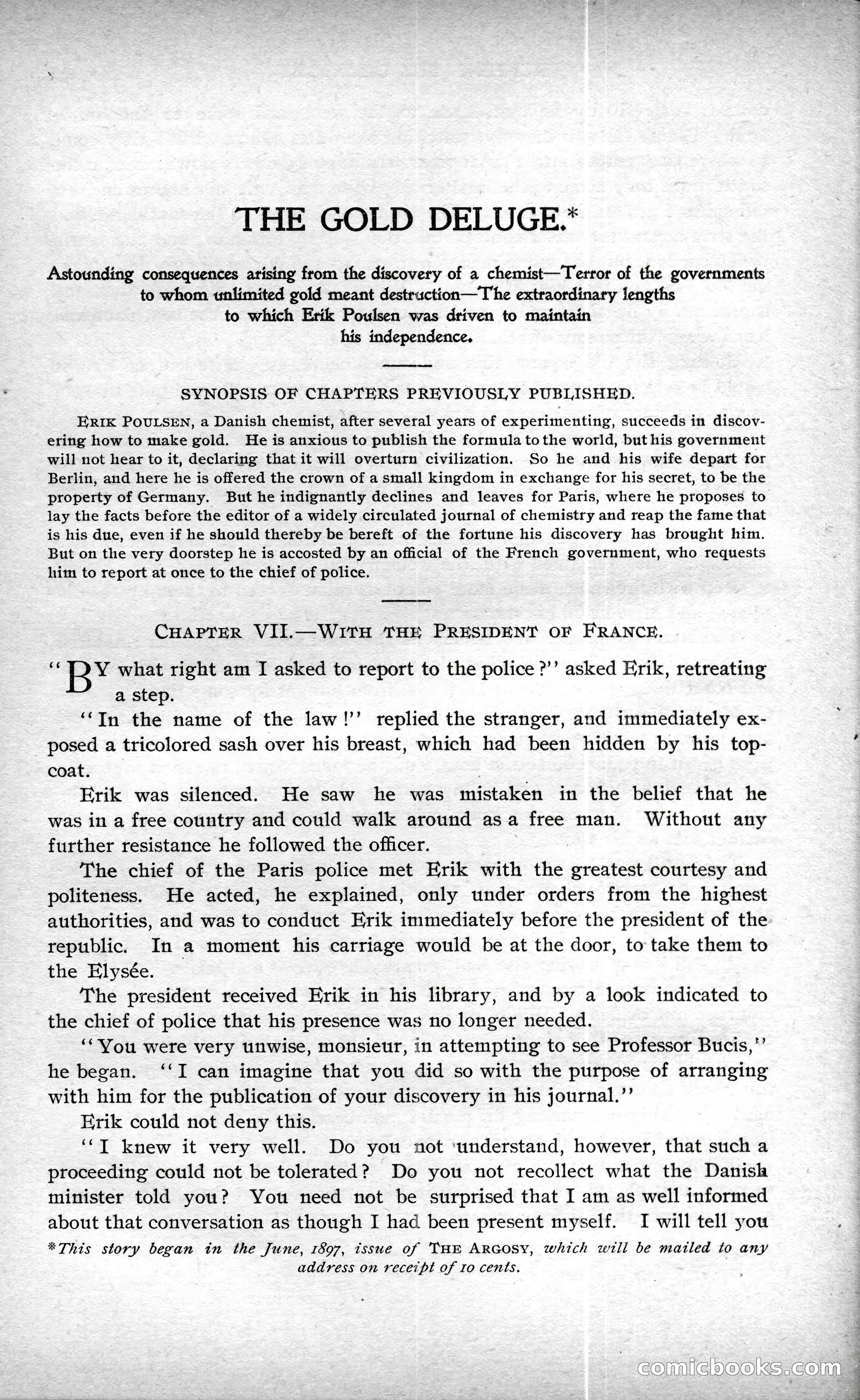 Argosy, Volume XXIII — Index Page, 1897 — page 104 of 198