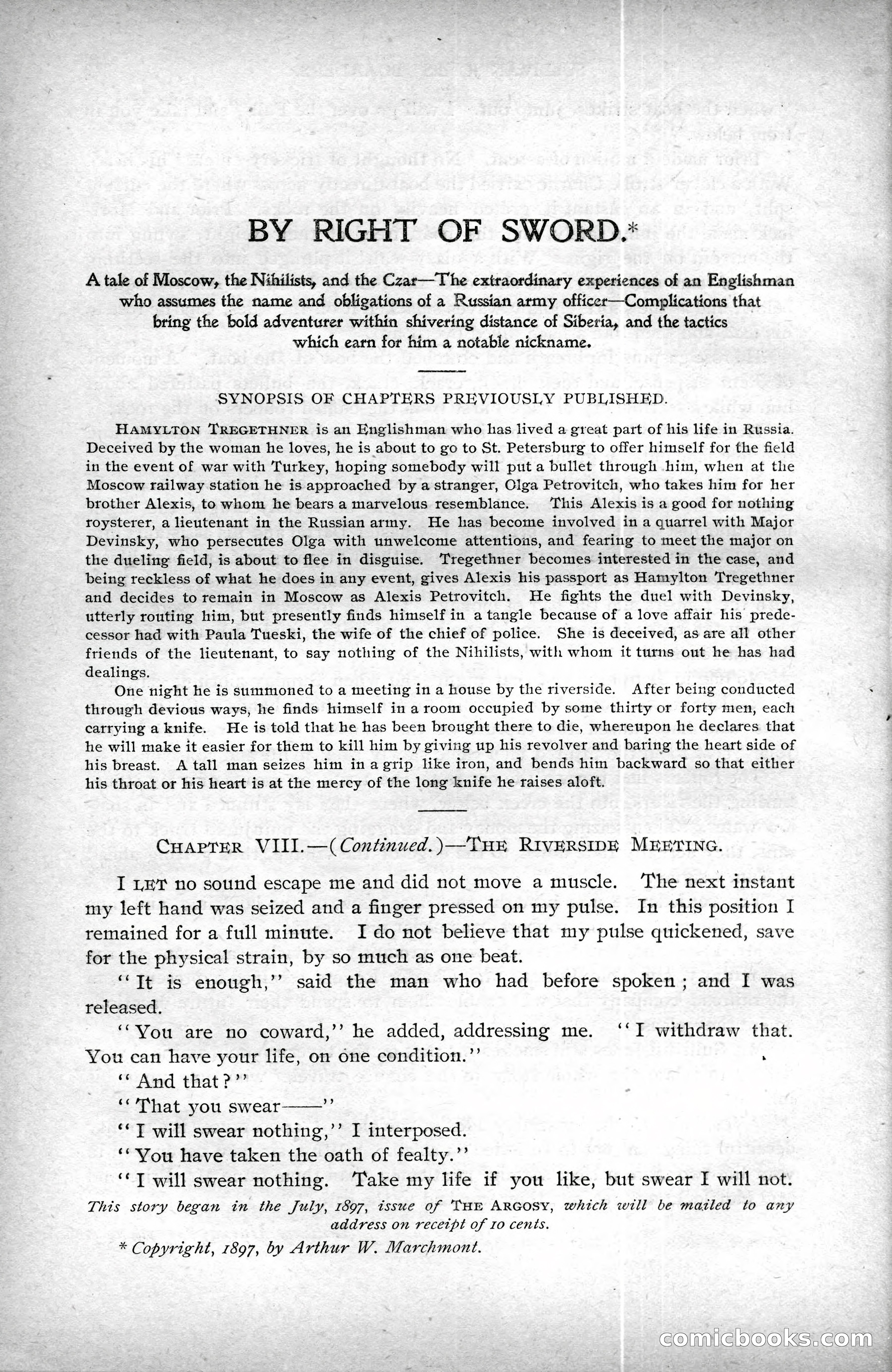 The Argosy, Vol. XXV, No. 1 — page 70 of 192