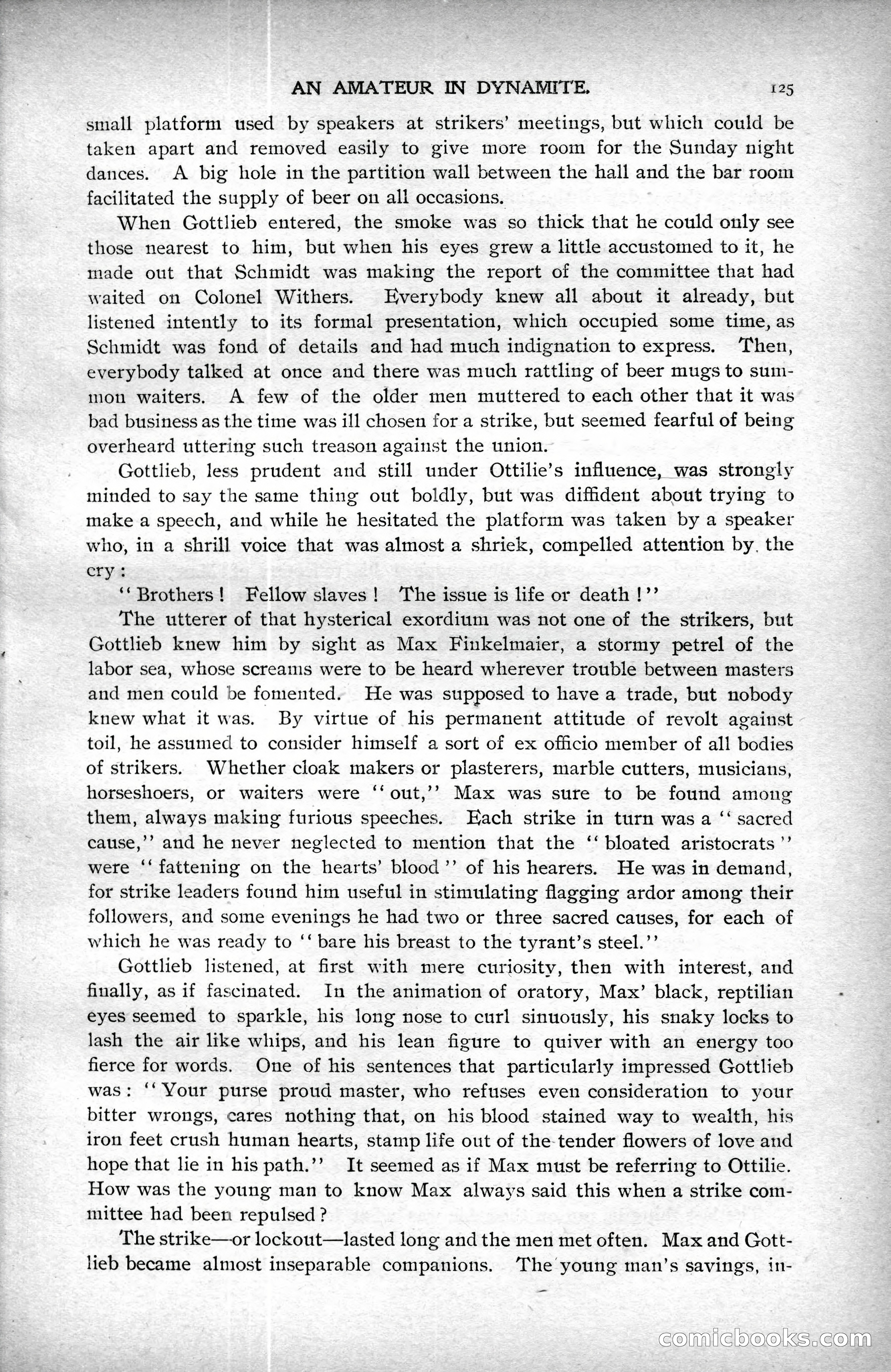 The Argosy, Vol. XXV, No. 1 — page 125 of 192