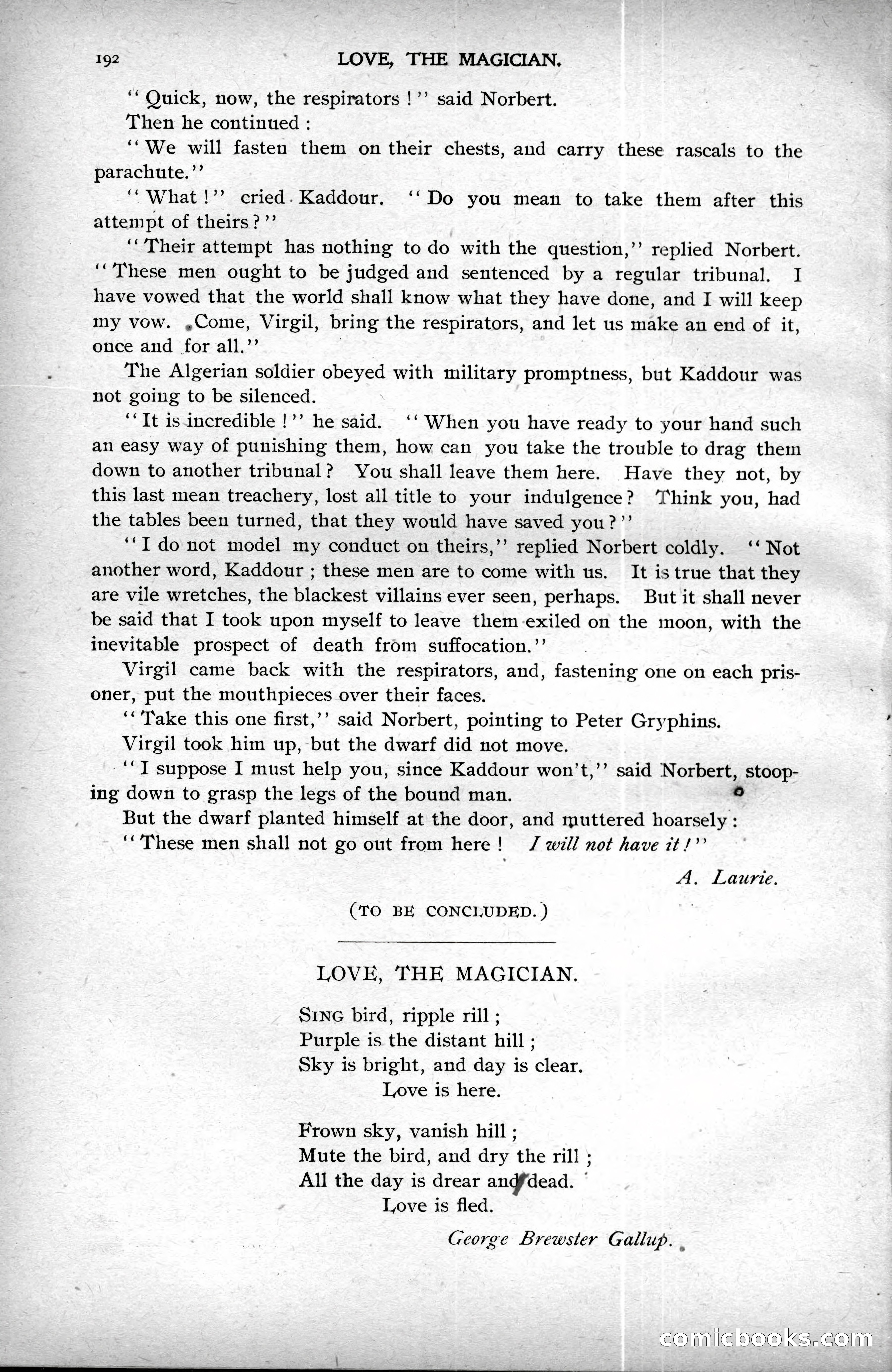 The Argosy, Vol. XXV, No. 1 — page 192 of 192