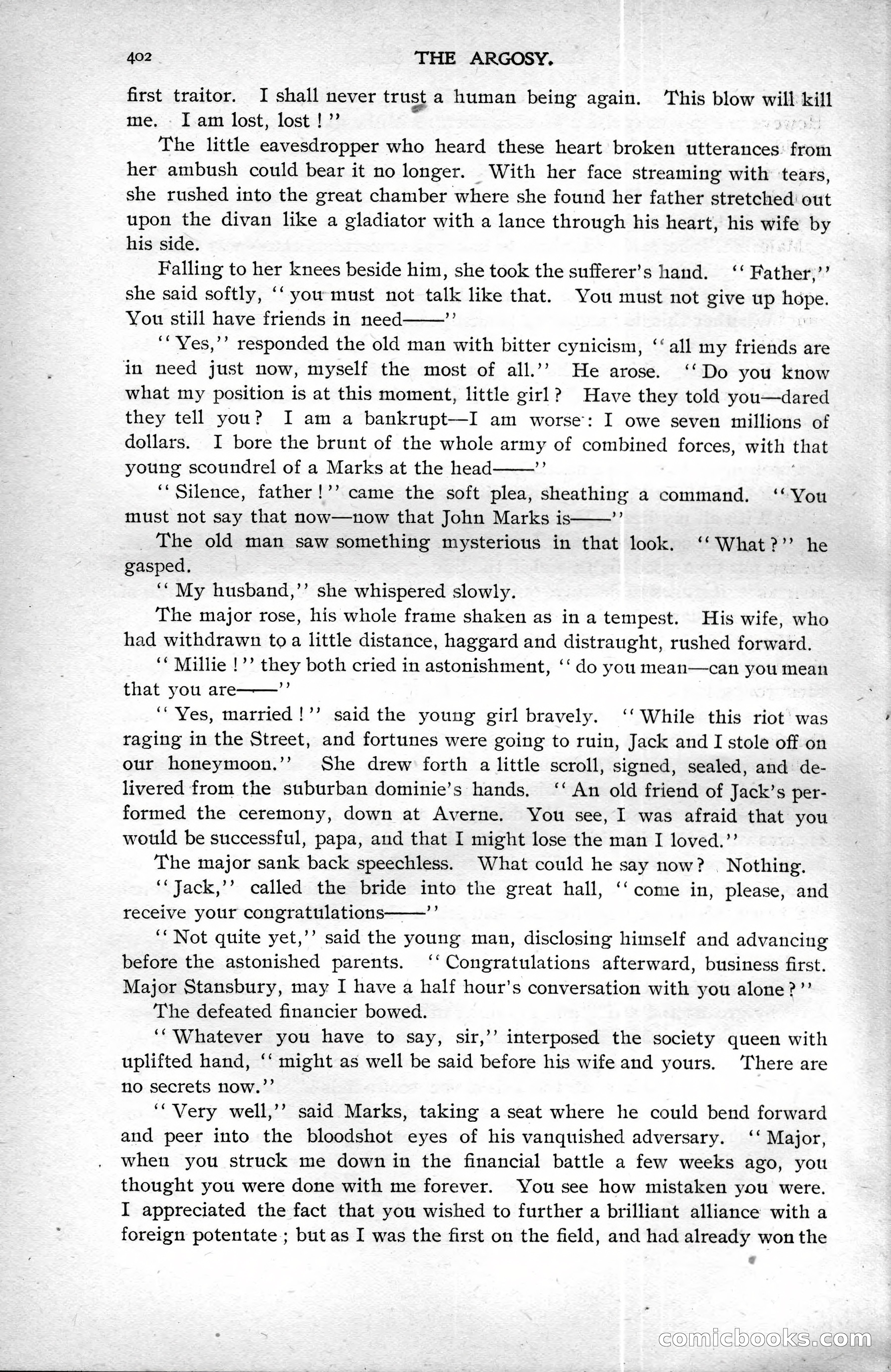 The Argosy, Vol. XXV, No. 3 — page 18 of 192