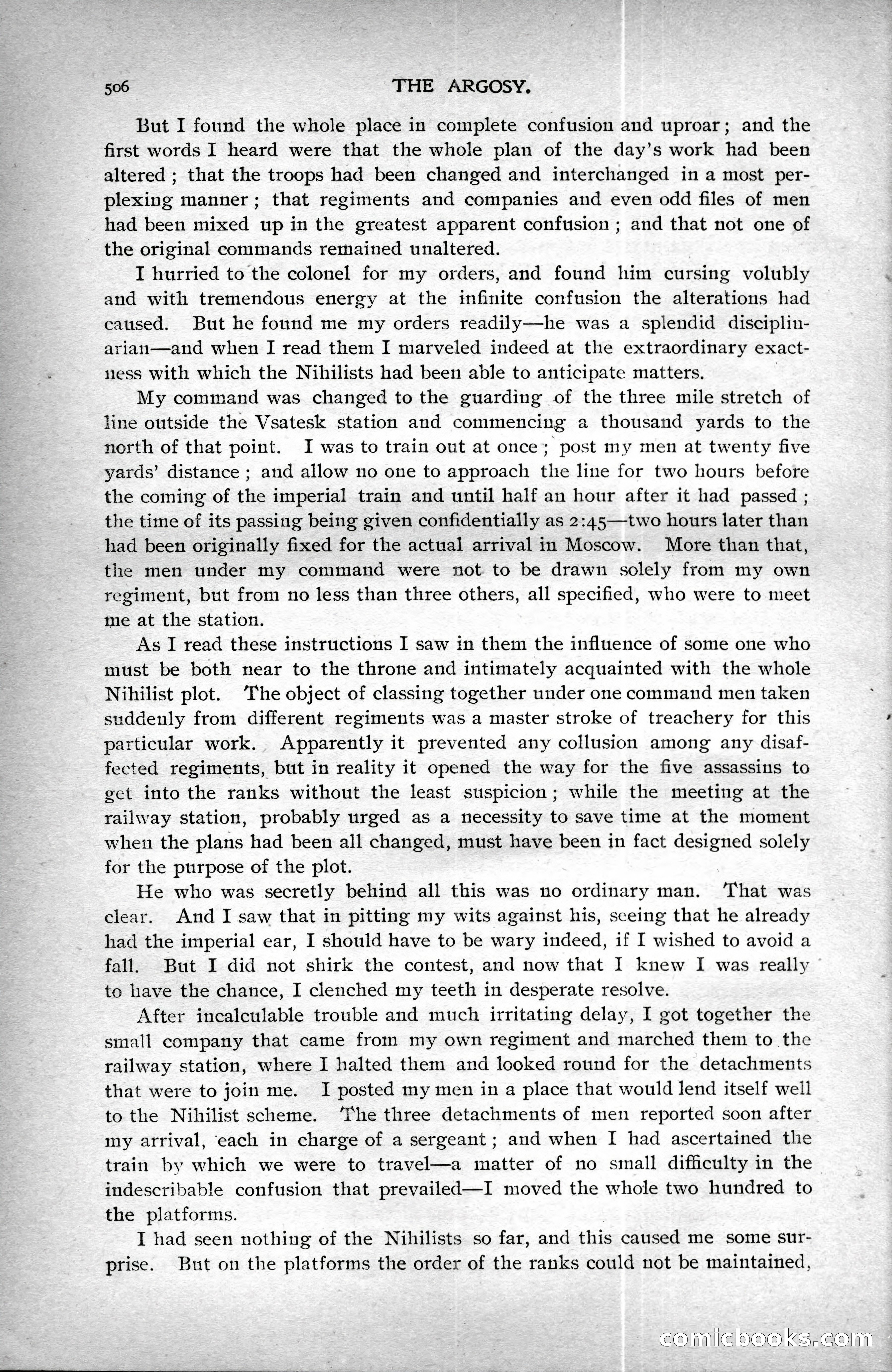 The Argosy, Vol. XXV, No. 3 — page 122 of 192