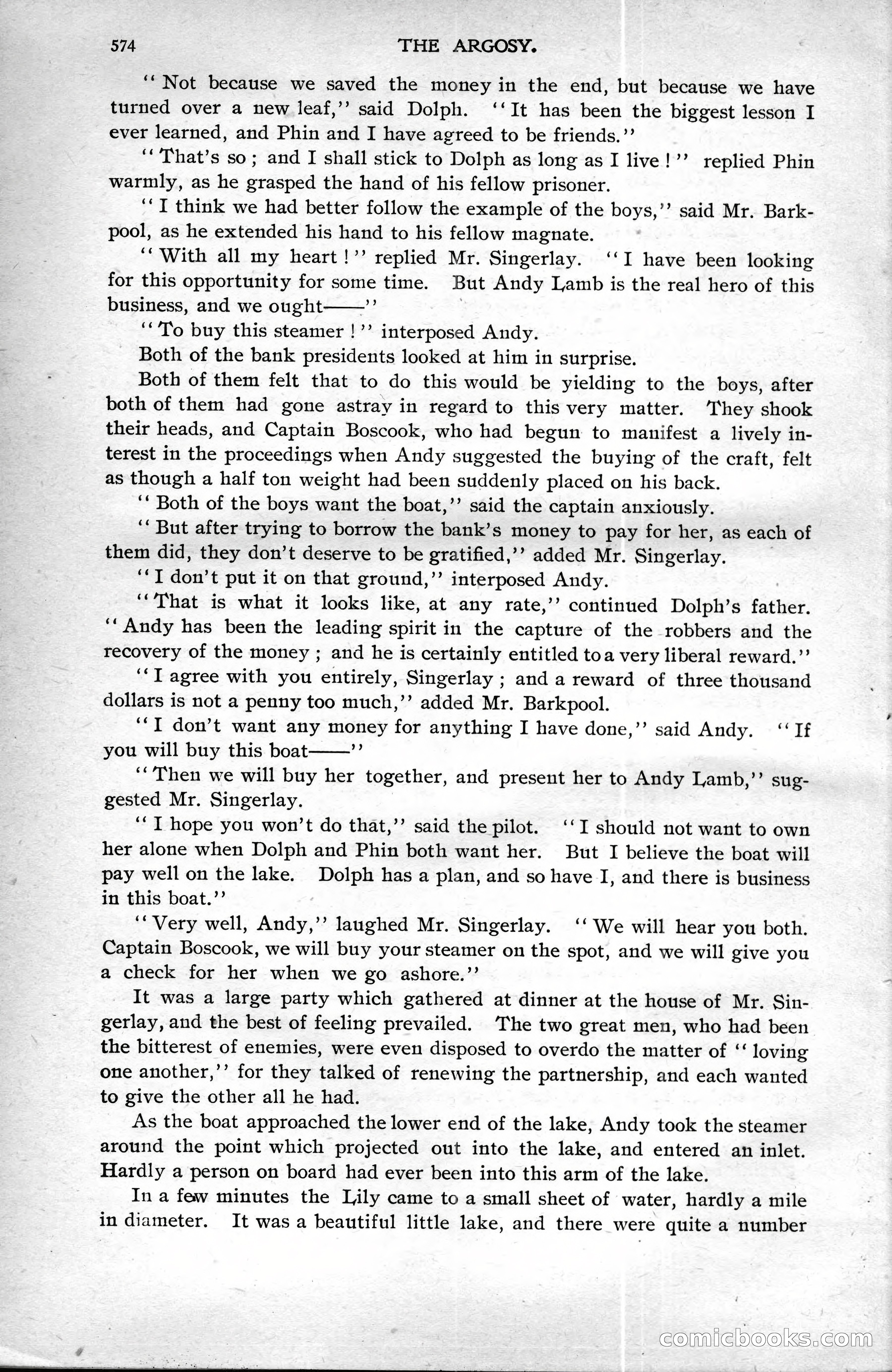The Argosy, Vol. XXV, No. 3 — page 190 of 192