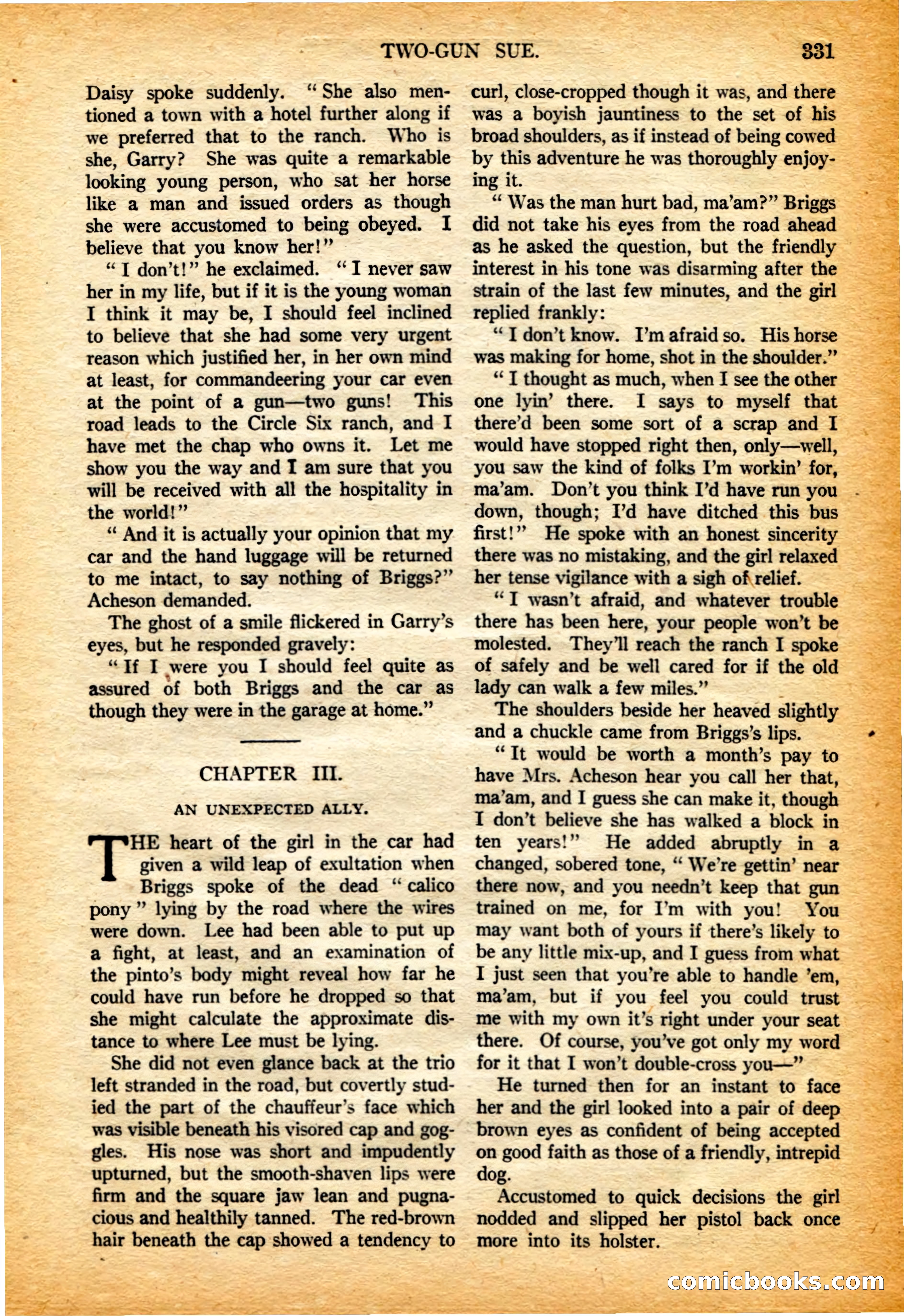 Argosy All-Story Weekly, 4 February 1922 — page 21 of 180