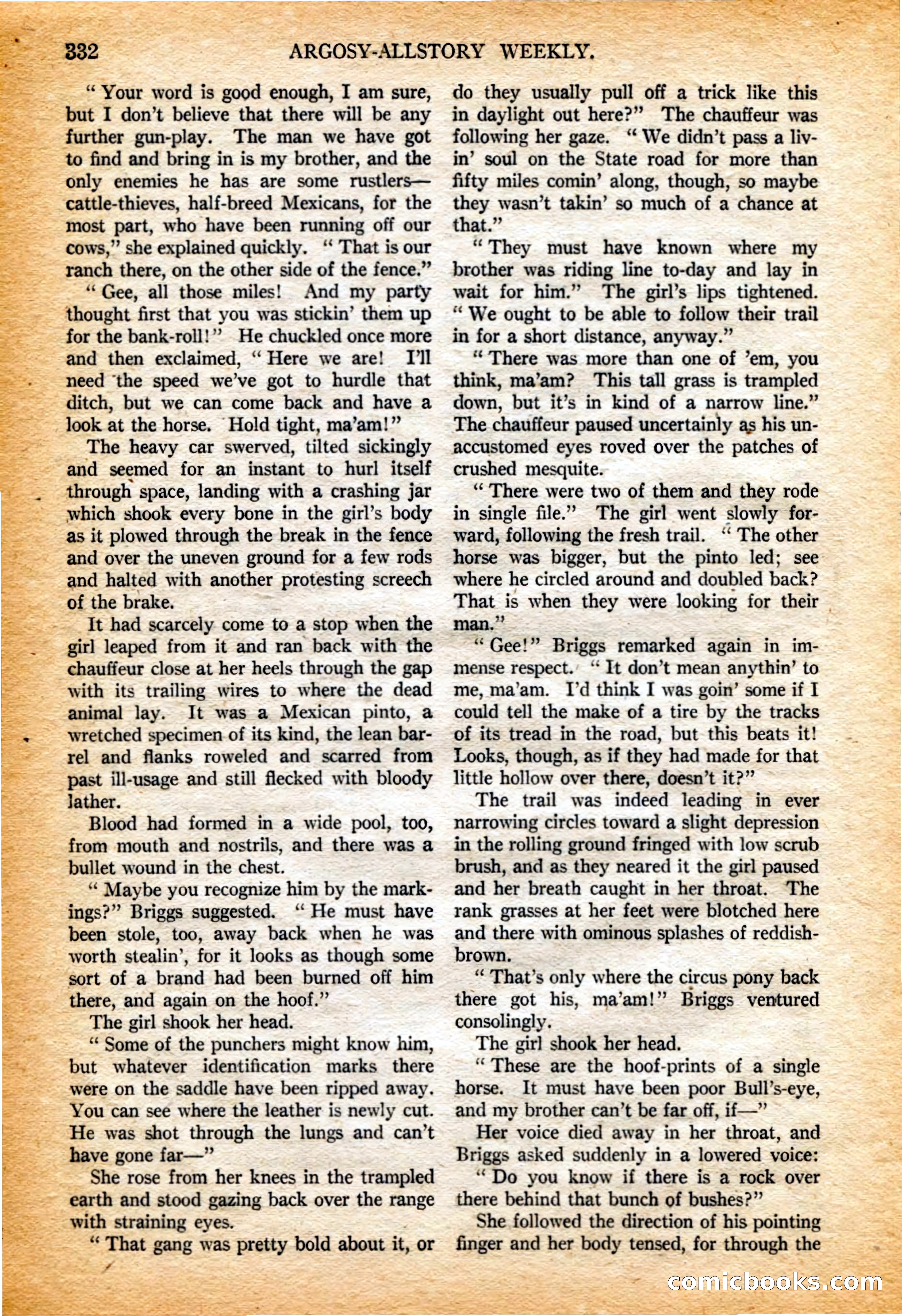 Argosy All-Story Weekly, 4 February 1922 — page 22 of 180