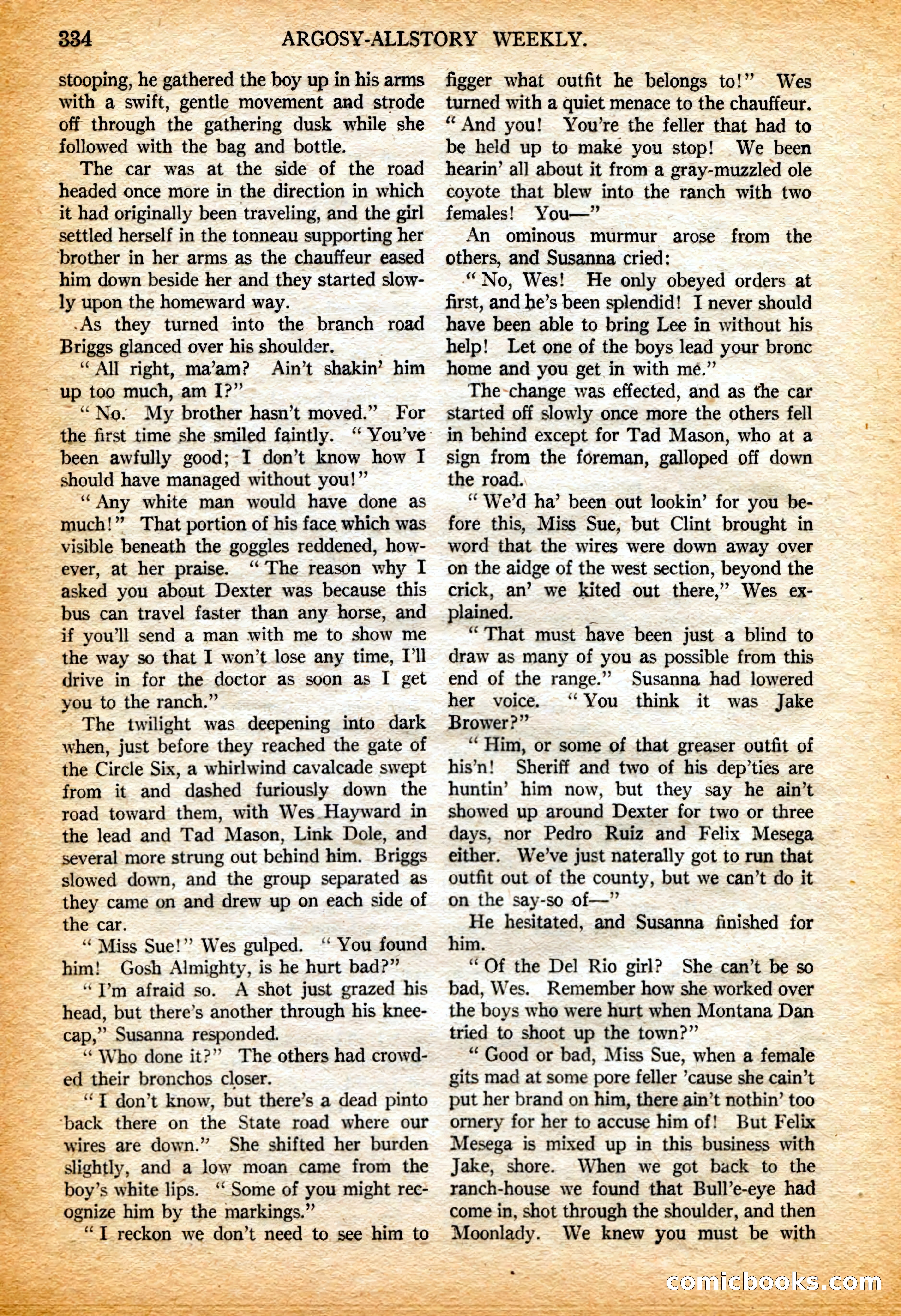Argosy All-Story Weekly, 4 February 1922 — page 24 of 180