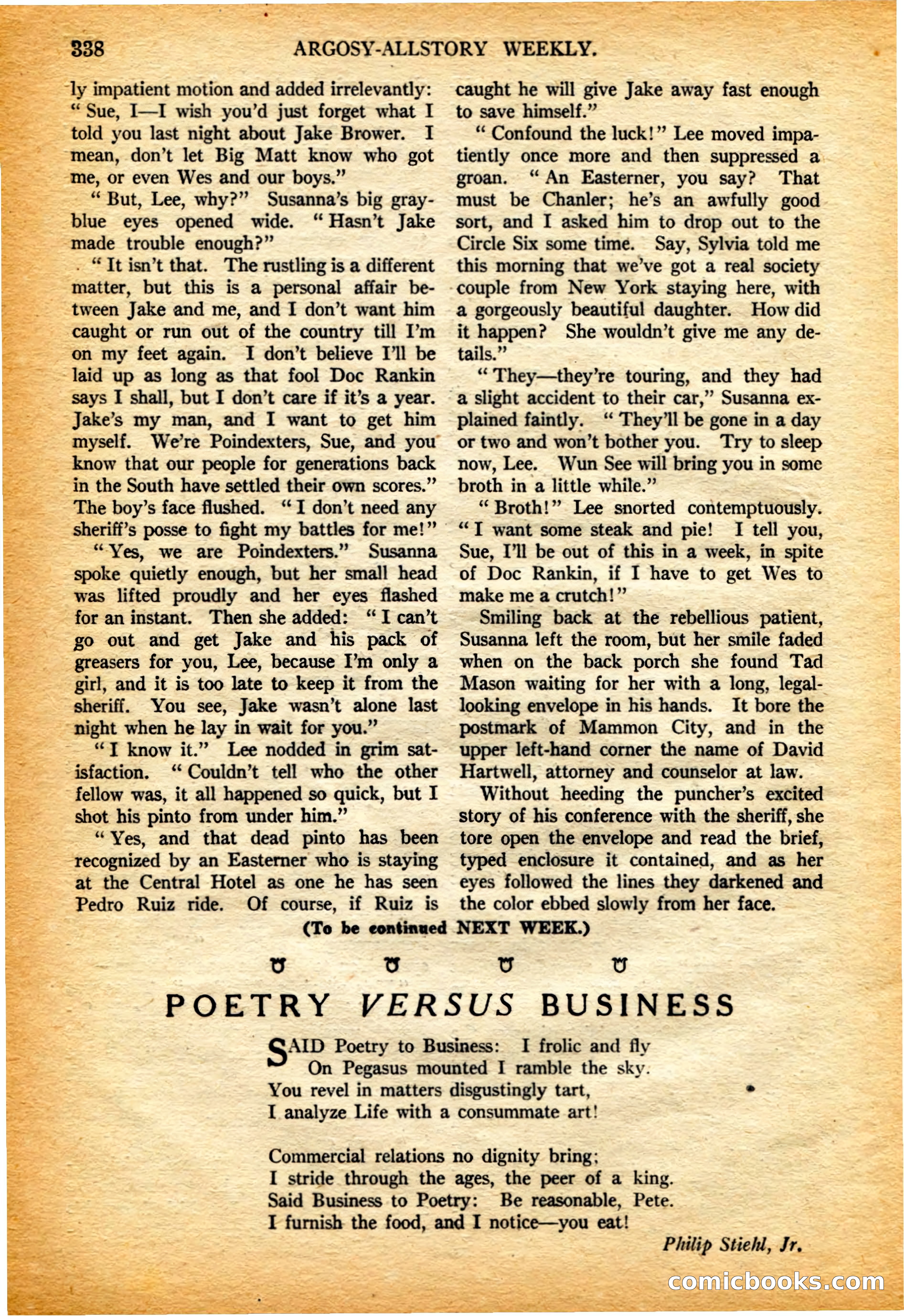 Argosy All-Story Weekly, 4 February 1922 — page 28 of 180