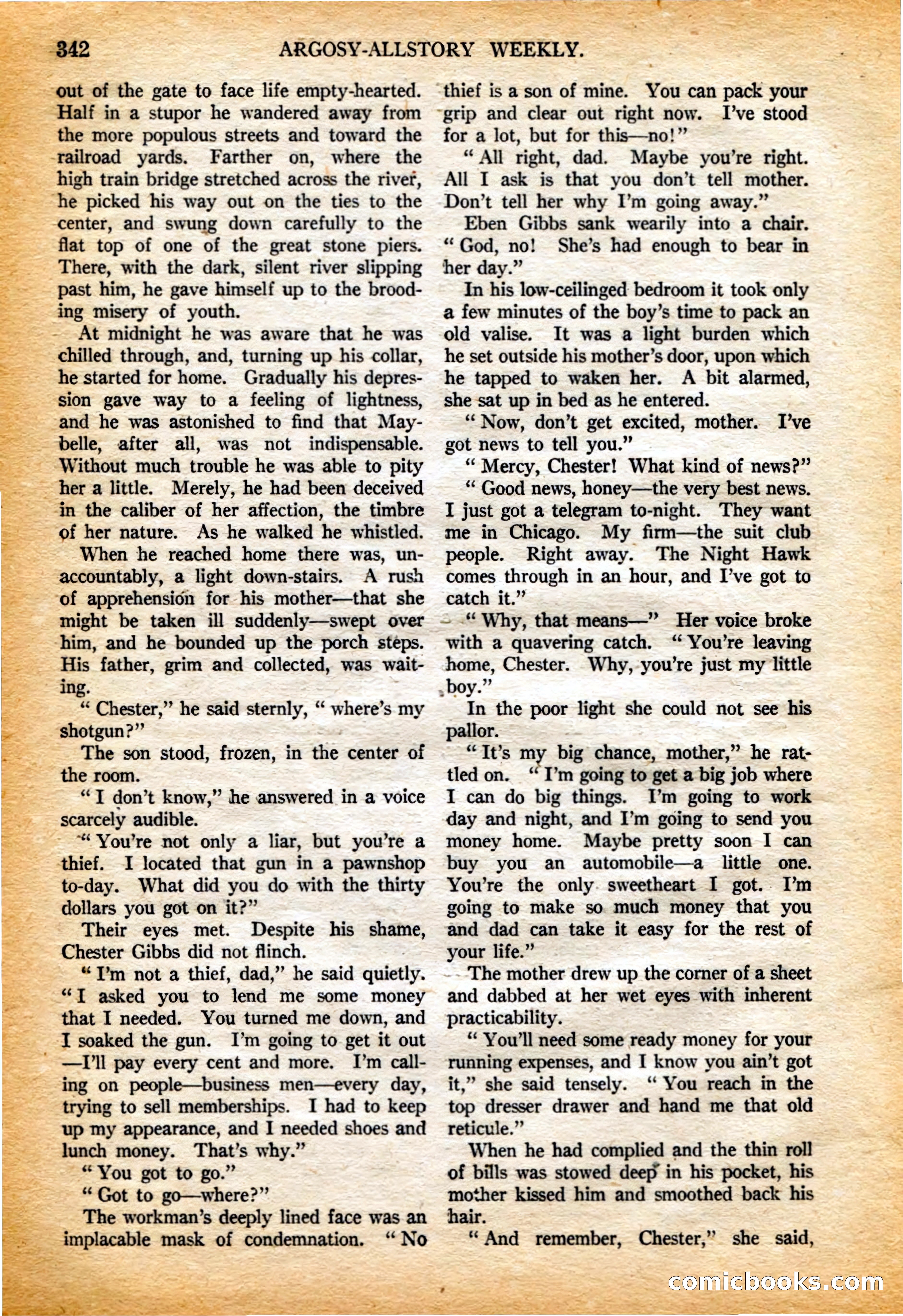 Argosy All-Story Weekly, 4 February 1922 — page 32 of 180