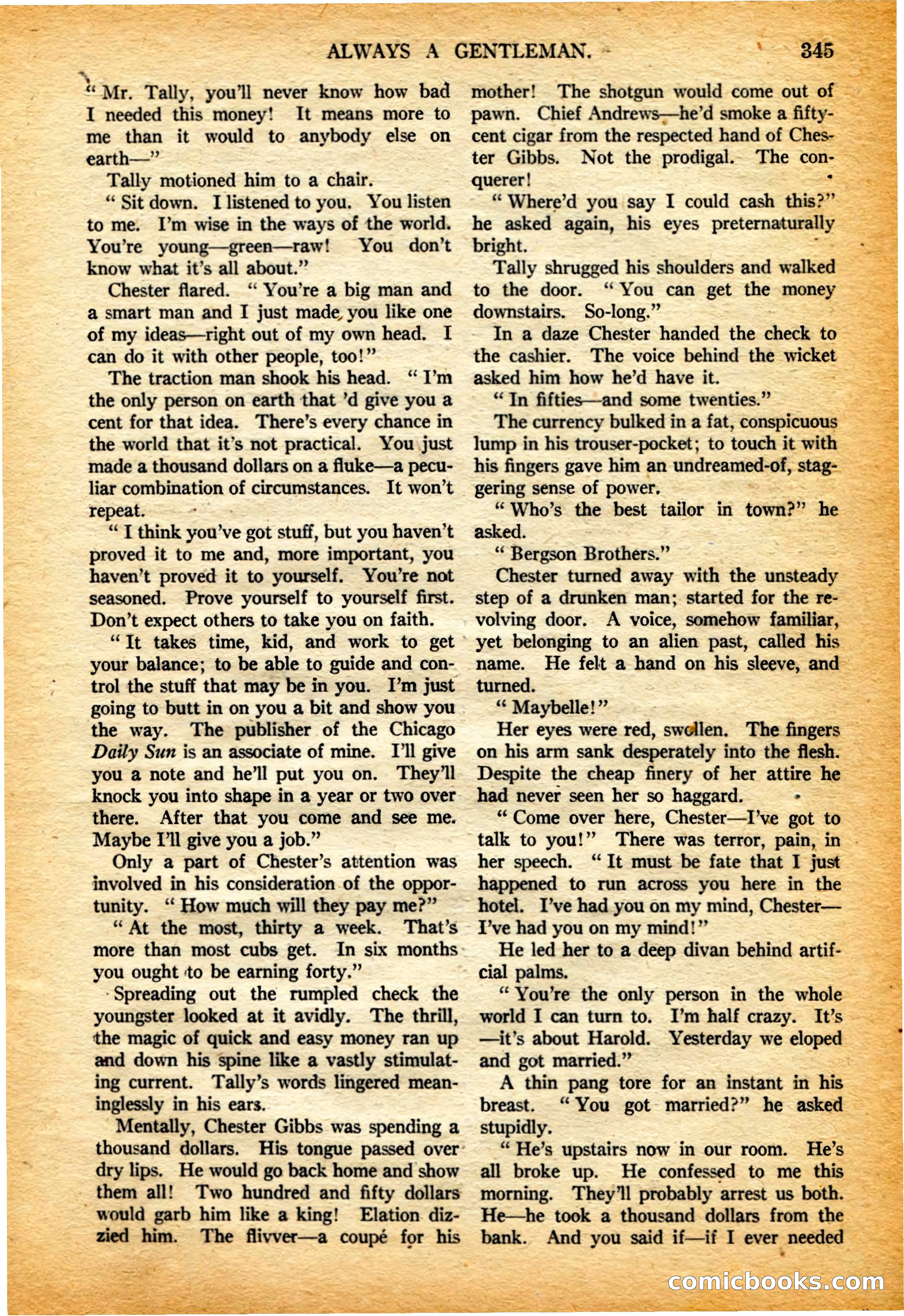 Argosy All-Story Weekly, 4 February 1922 — page 35 of 180