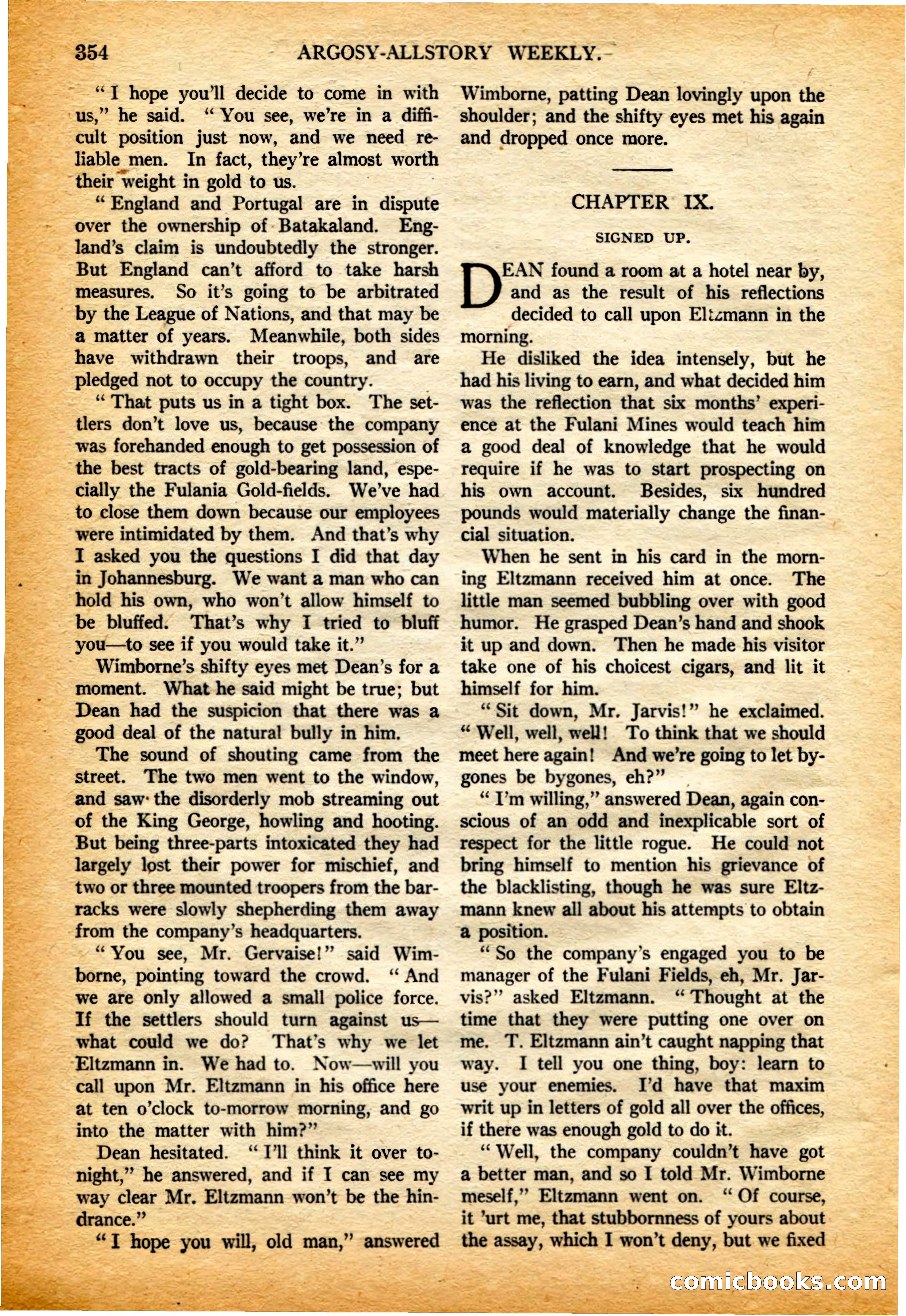 Argosy All-Story Weekly, 4 February 1922 — page 44 of 180