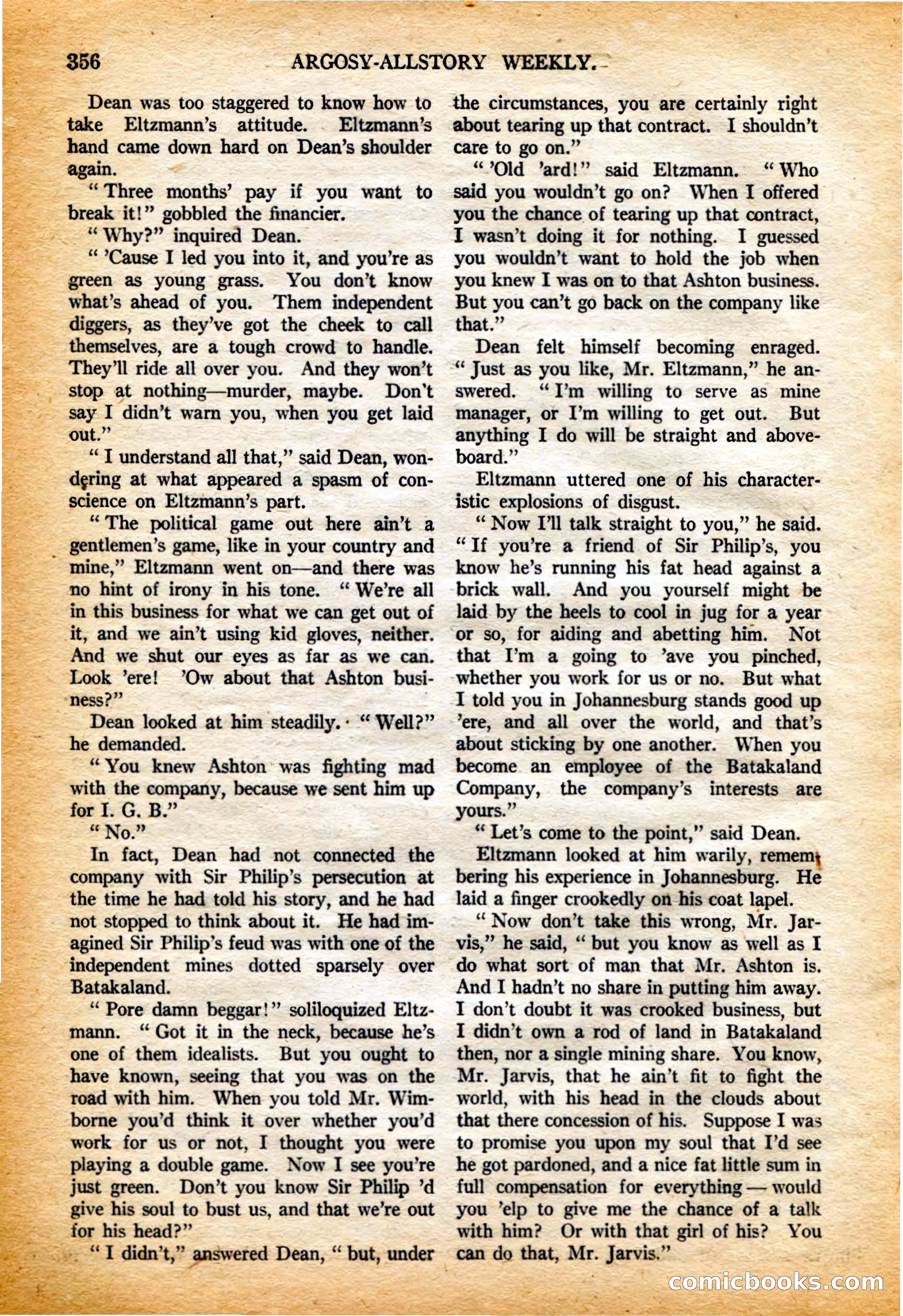Argosy All-Story Weekly, 4 February 1922 — page 46 of 180