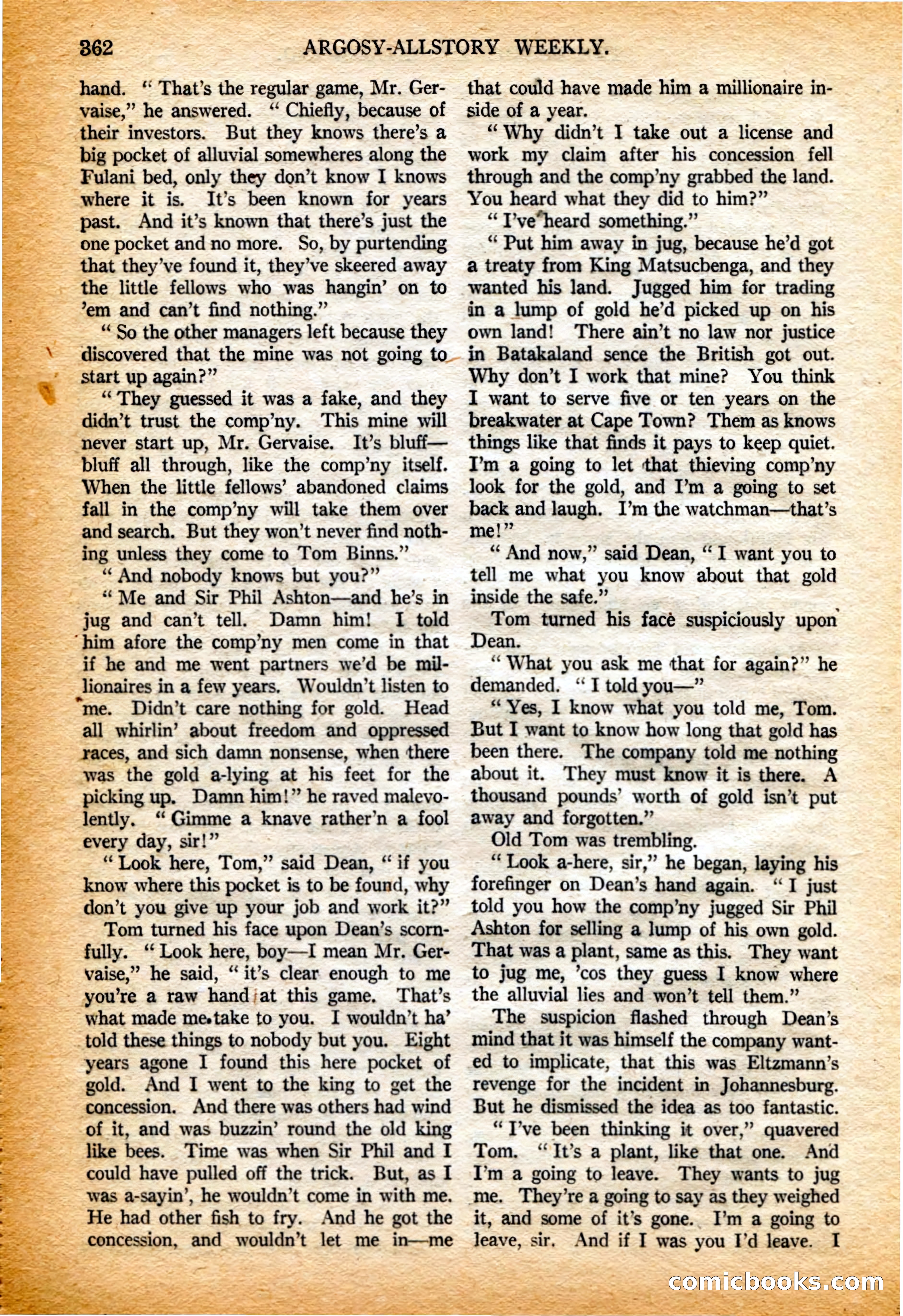 Argosy All-Story Weekly, 4 February 1922 — page 52 of 180