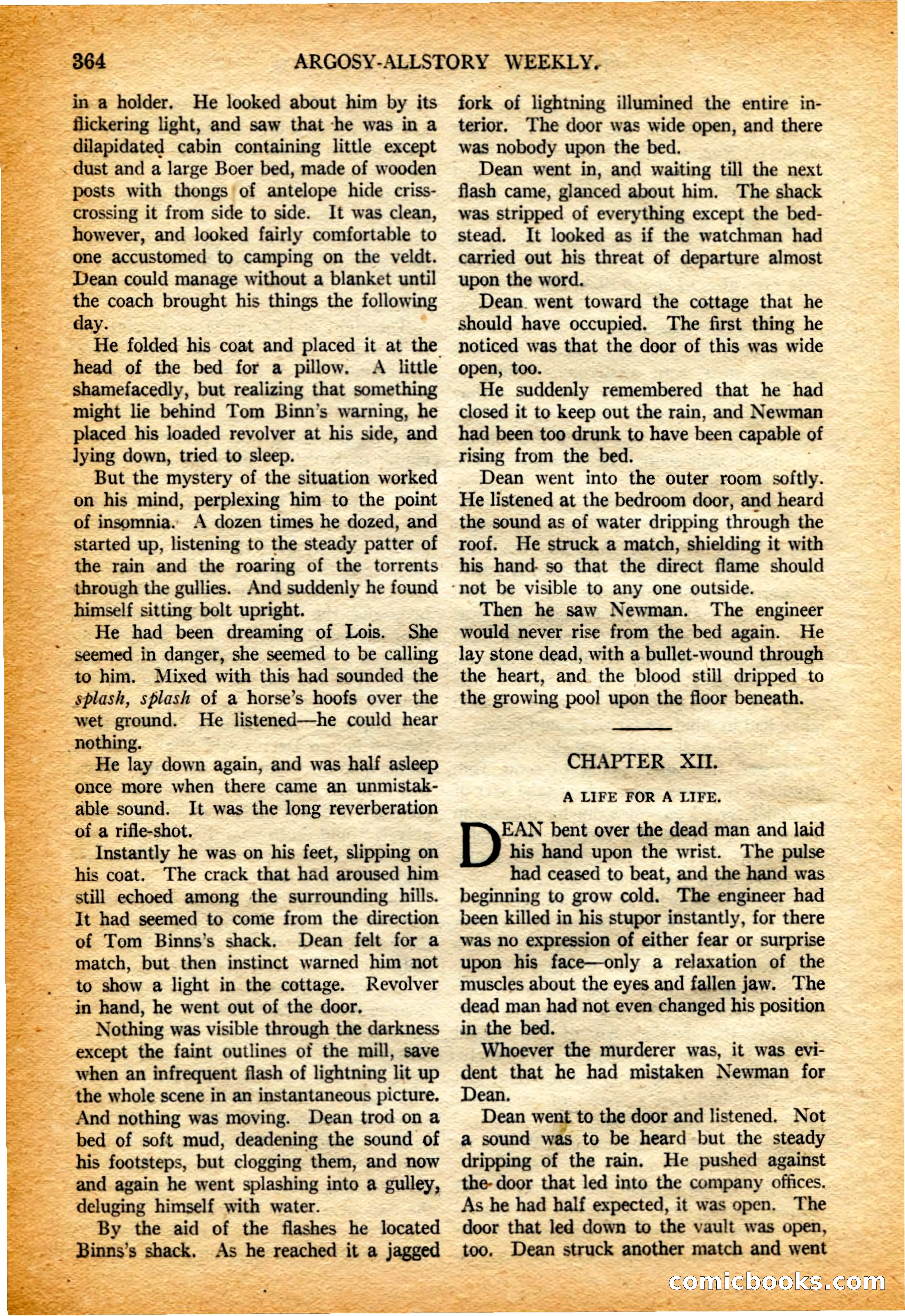 Argosy All-Story Weekly, 4 February 1922 — page 54 of 180