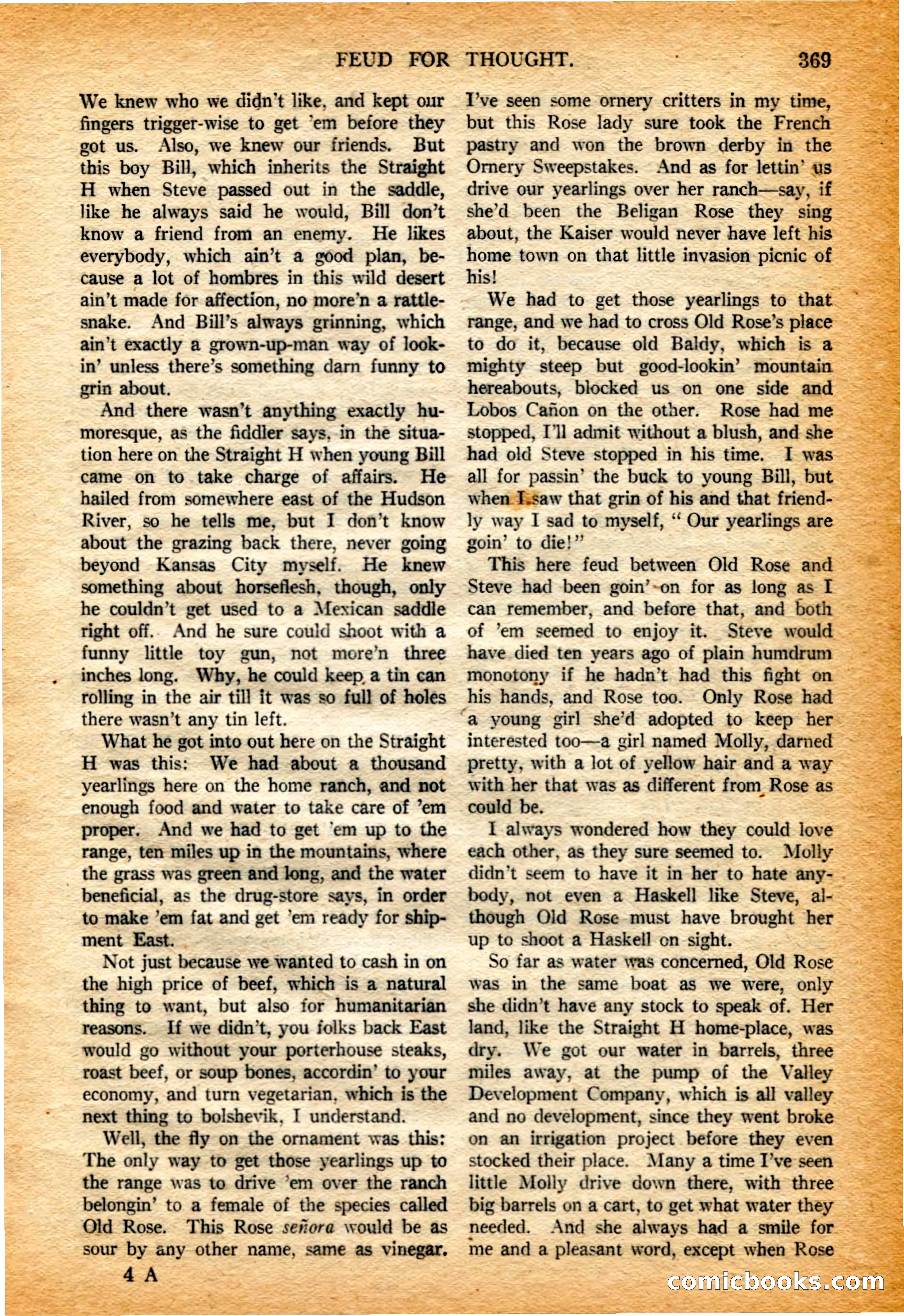 Argosy All-Story Weekly, 4 February 1922 — page 59 of 180