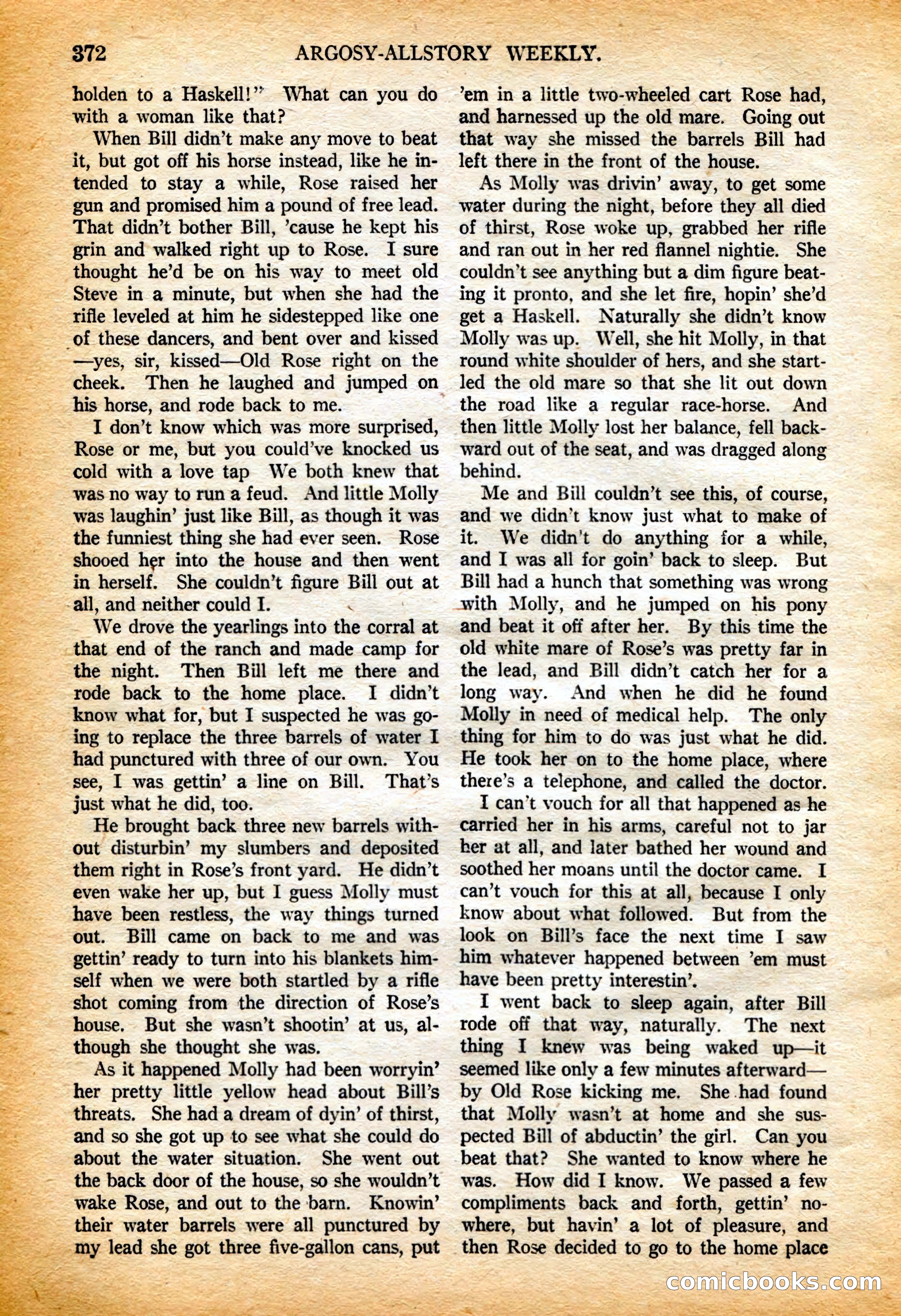 Argosy All-Story Weekly, 4 February 1922 — page 62 of 180