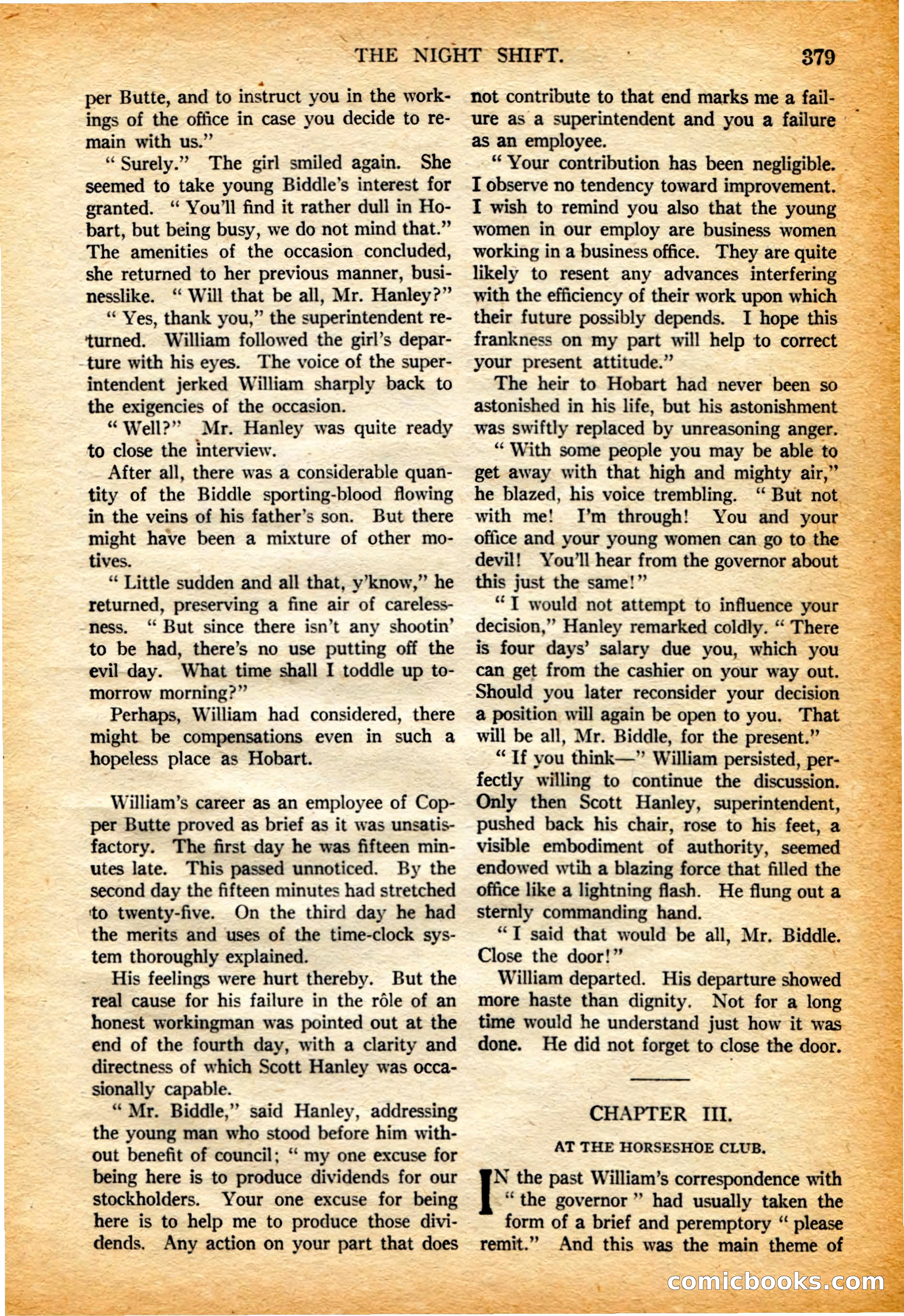 Argosy All-Story Weekly, 4 February 1922 — page 69 of 180