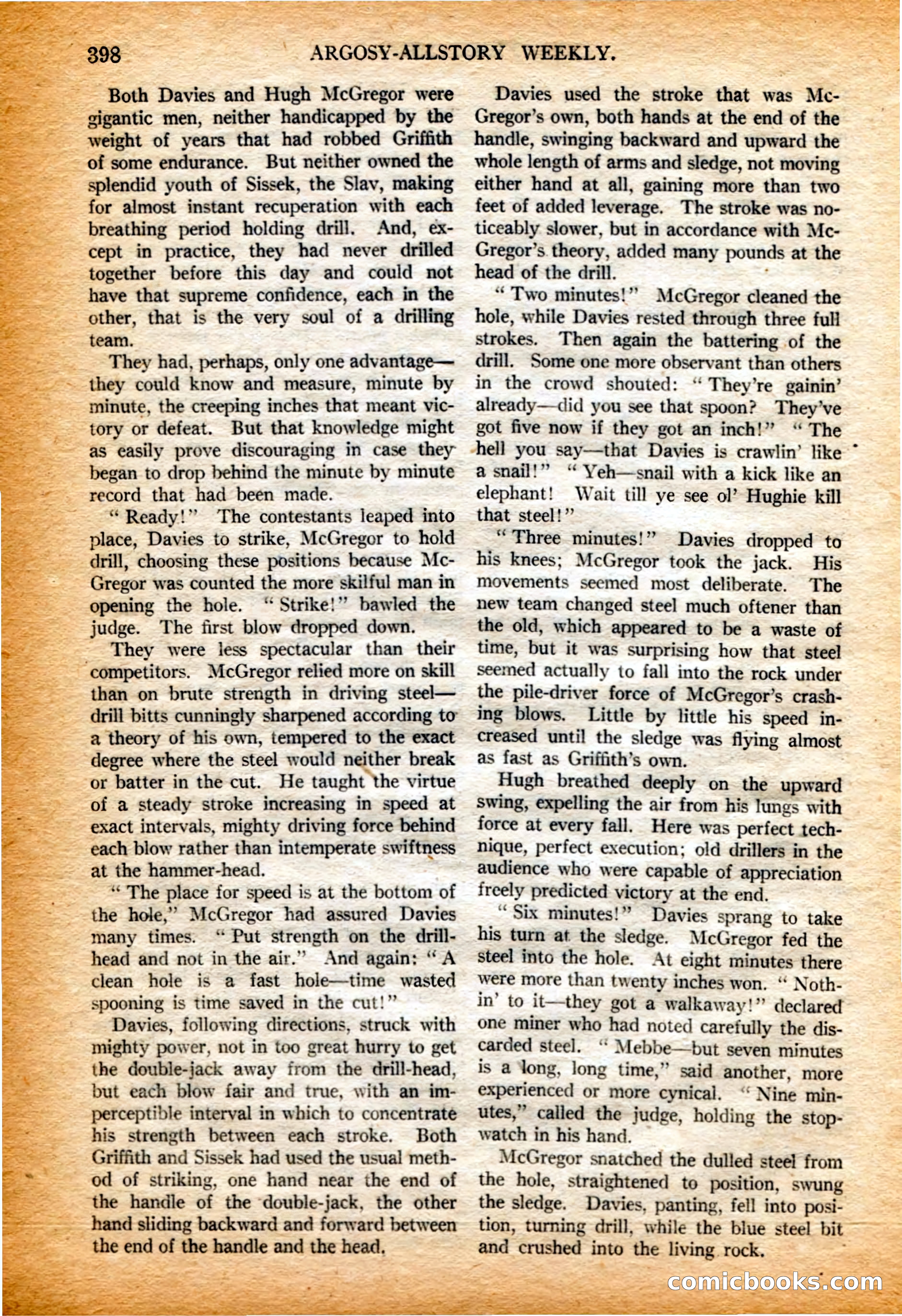 Argosy All-Story Weekly, 4 February 1922 — page 88 of 180