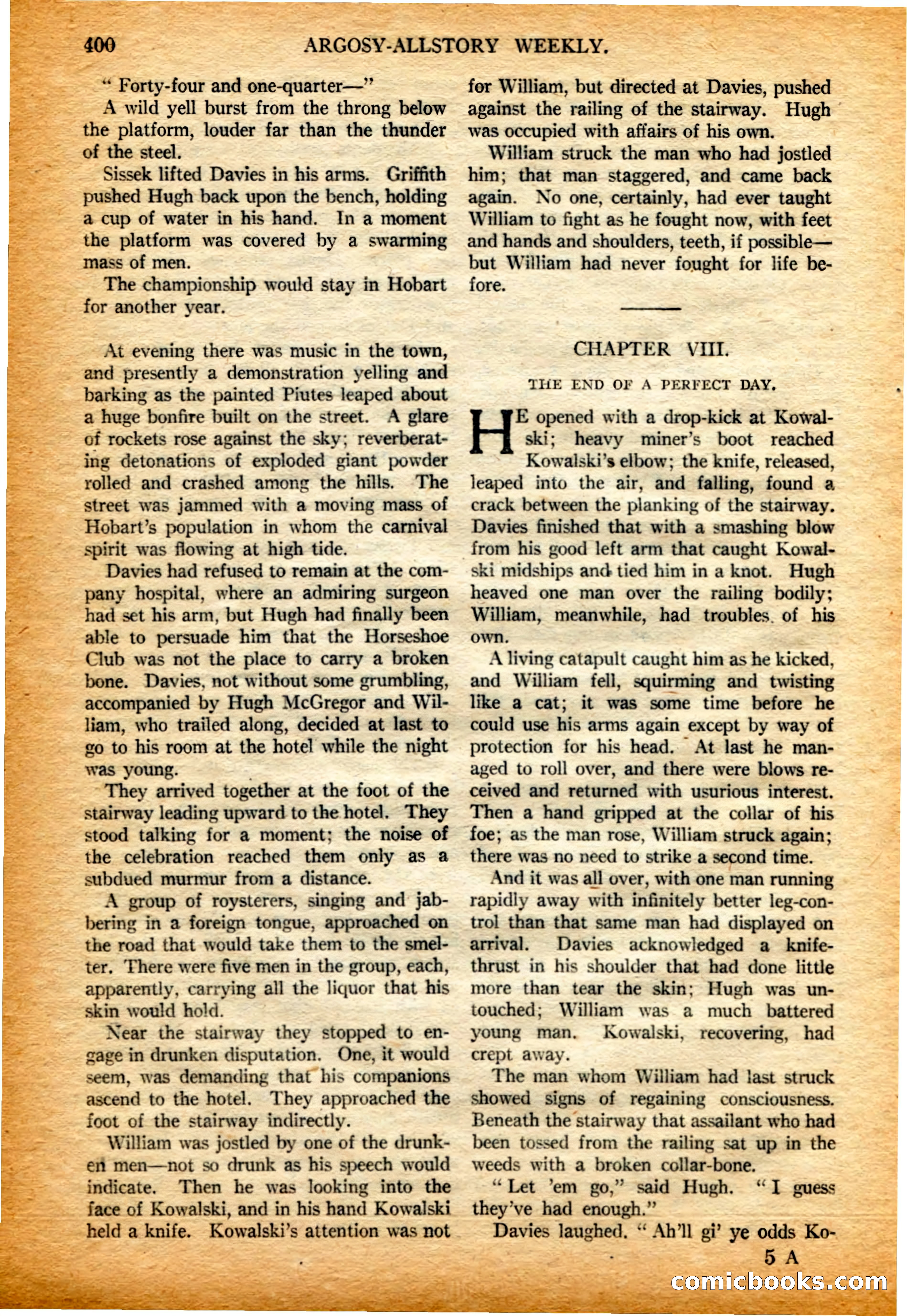 Argosy All-Story Weekly, 4 February 1922 — page 90 of 180