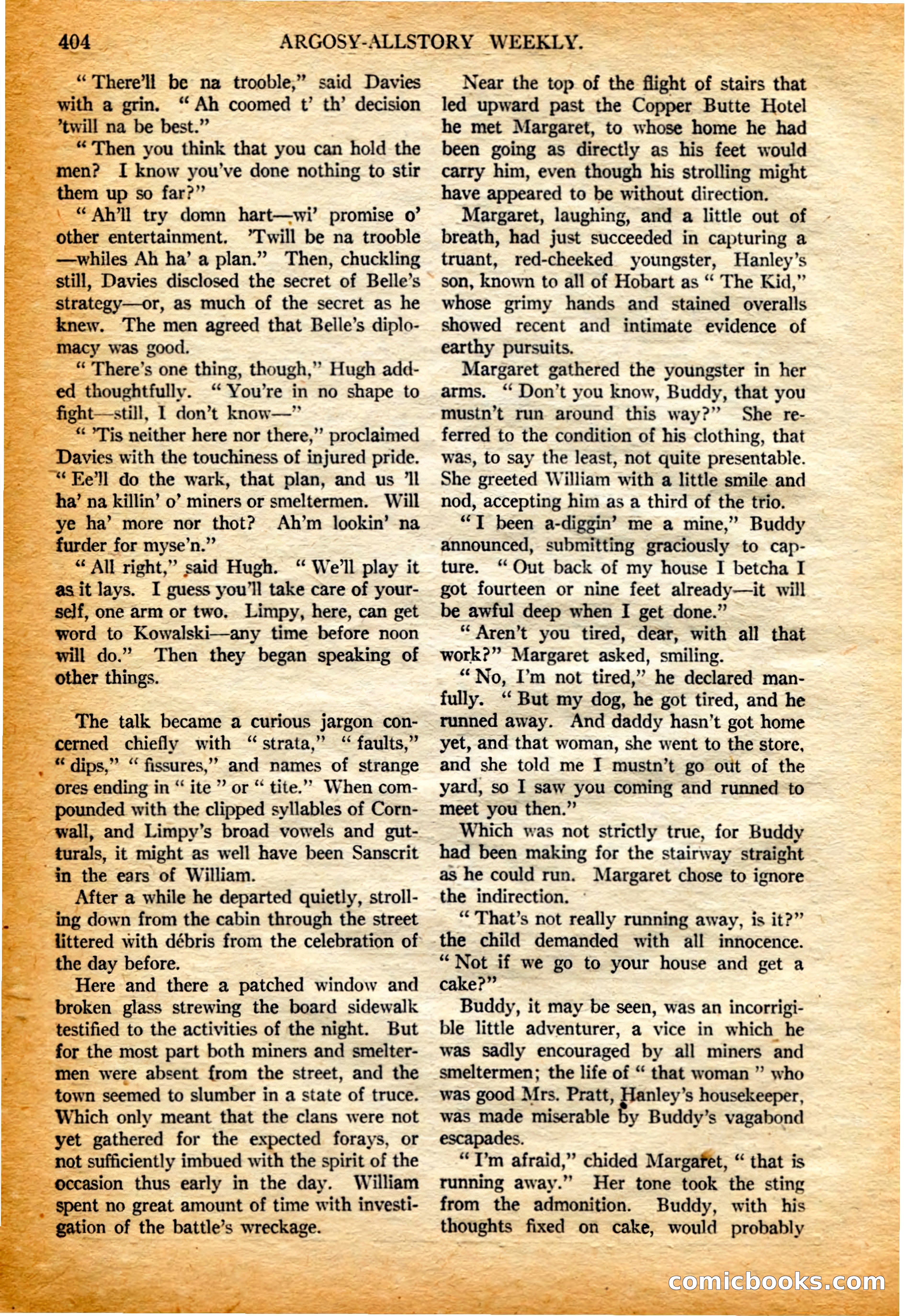 Argosy All-Story Weekly, 4 February 1922 — page 94 of 180
