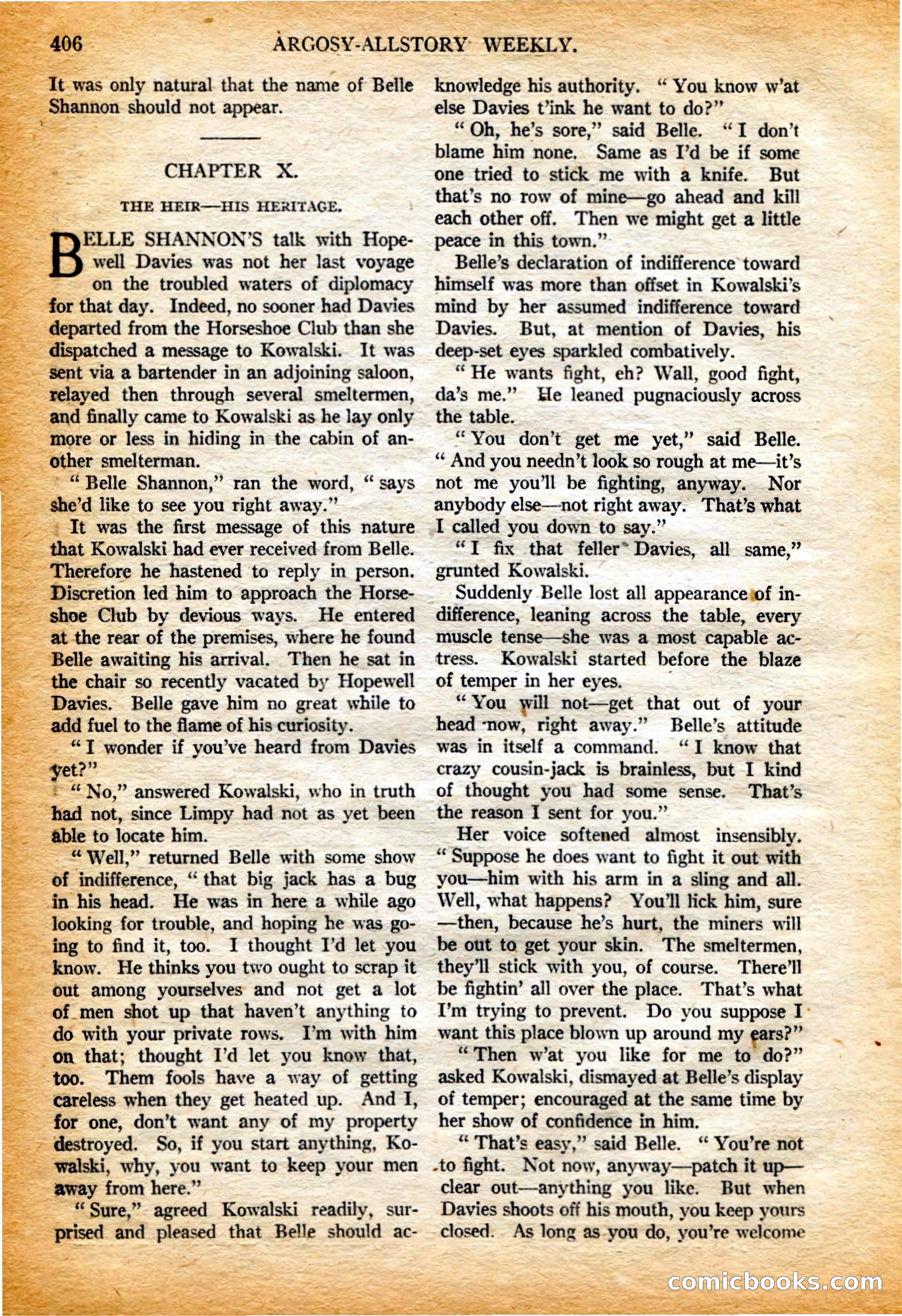 Argosy All-Story Weekly, 4 February 1922 — page 96 of 180