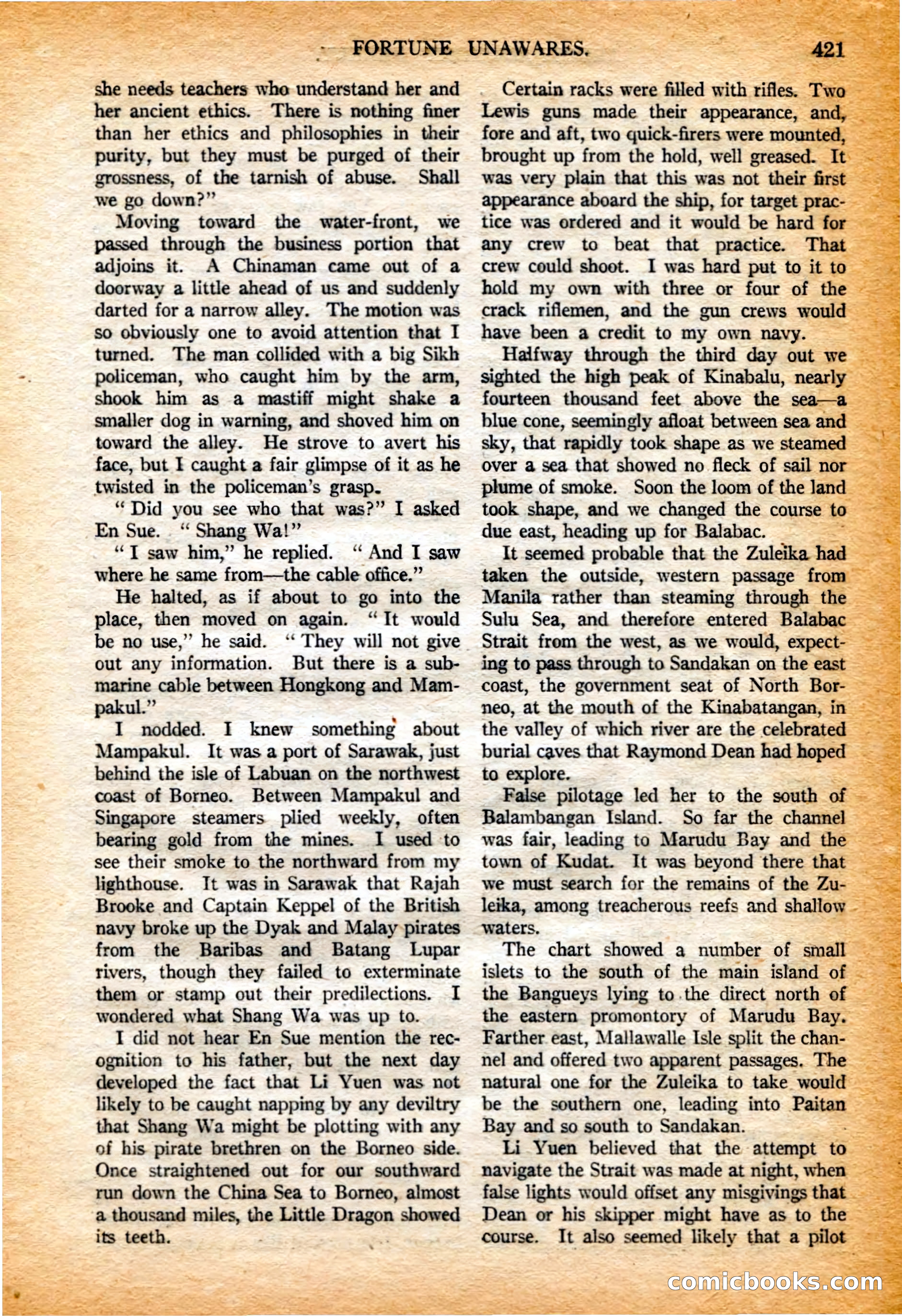 Argosy All-Story Weekly, 4 February 1922 — page 111 of 180