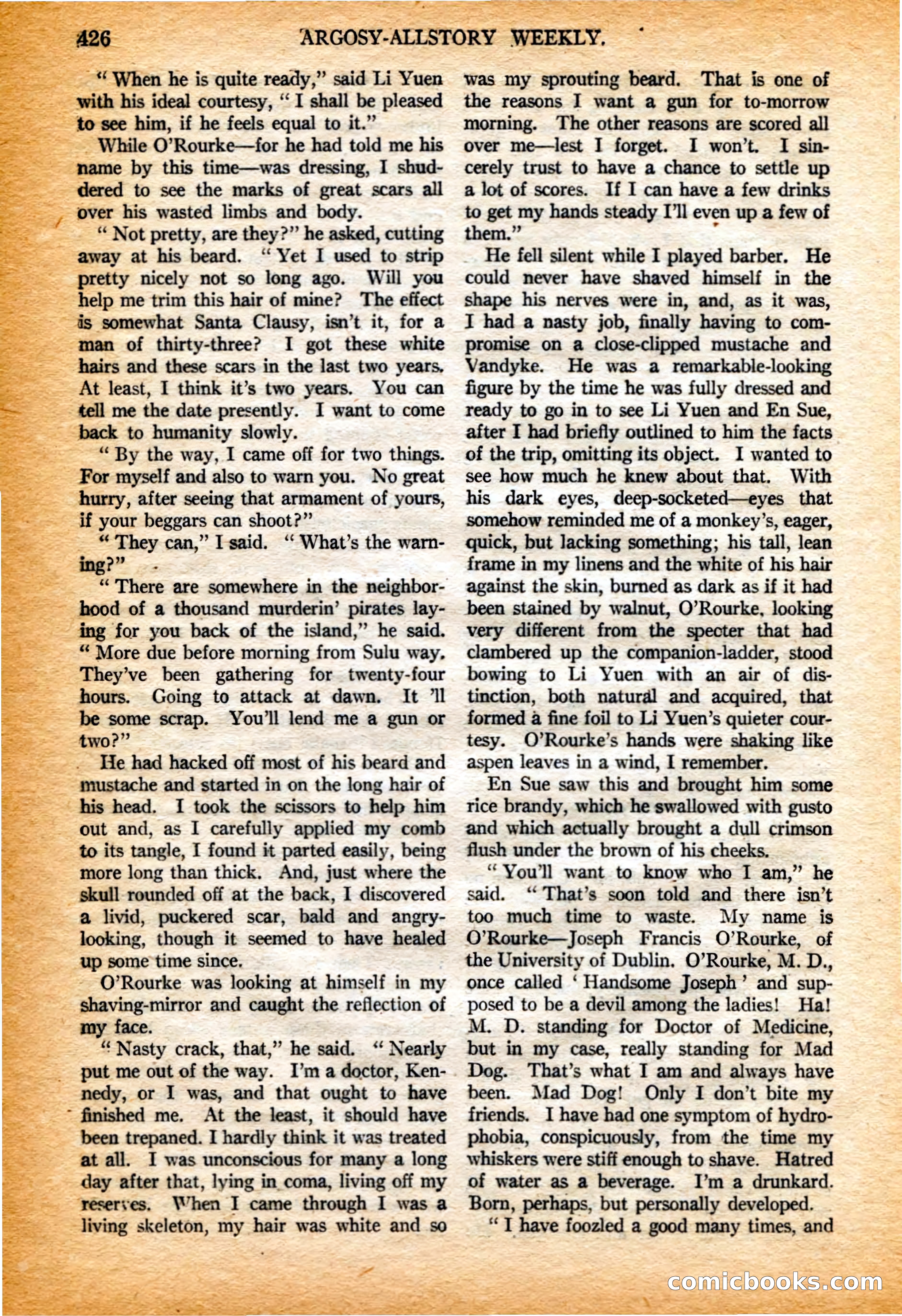 Argosy All-Story Weekly, 4 February 1922 — page 116 of 180