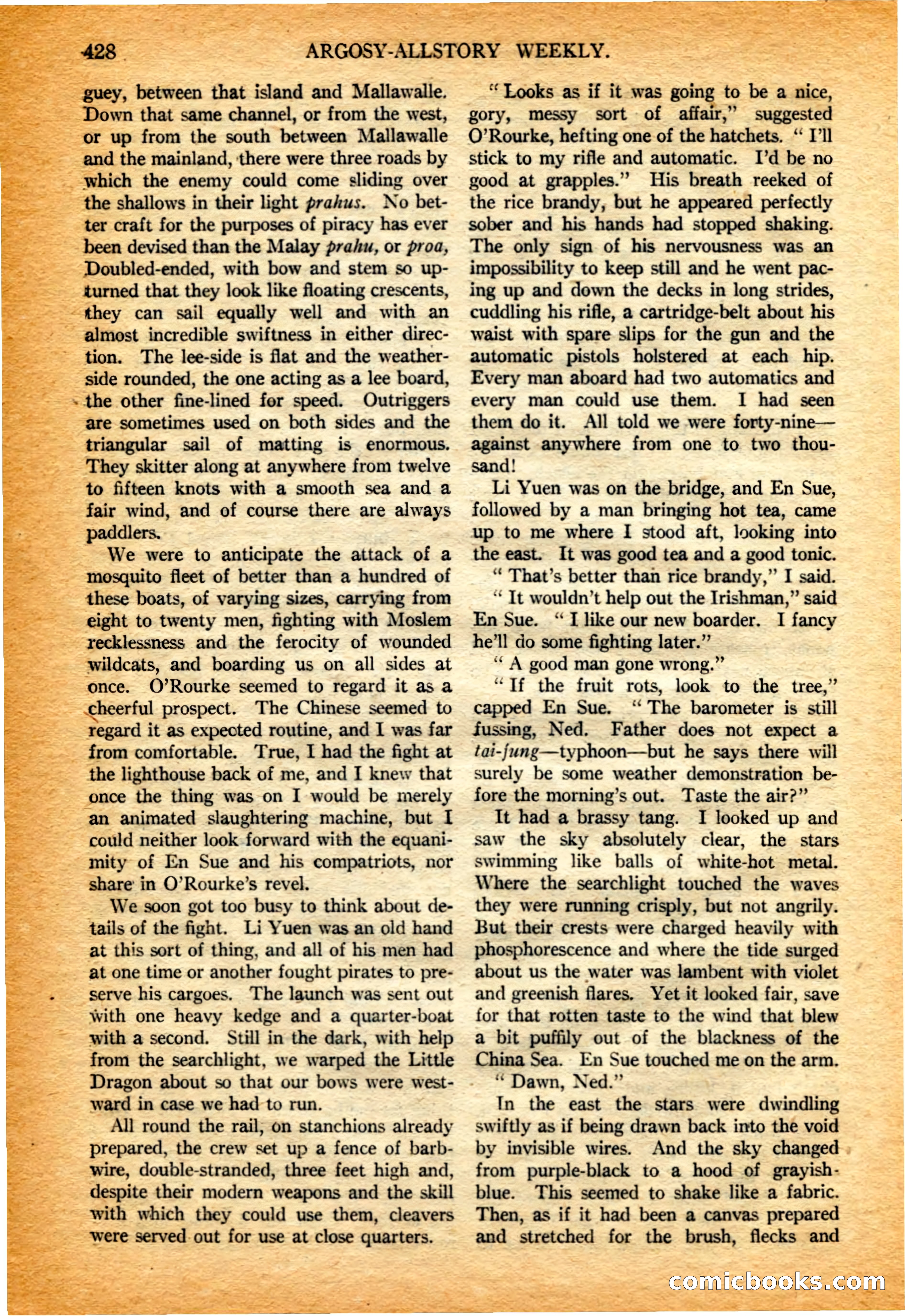 Argosy All-Story Weekly, 4 February 1922 — page 118 of 180