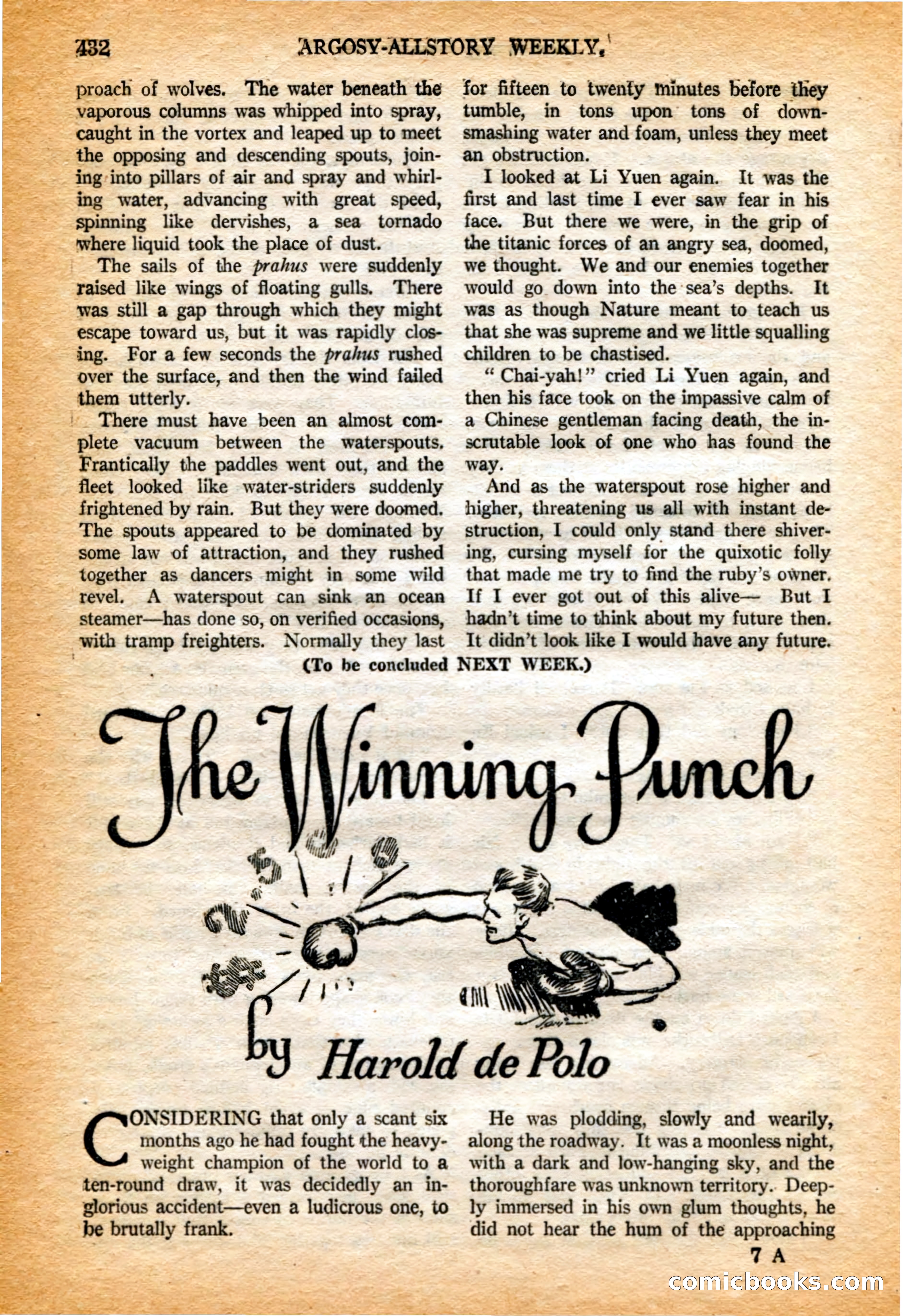 Argosy All-Story Weekly, 4 February 1922 — page 122 of 180