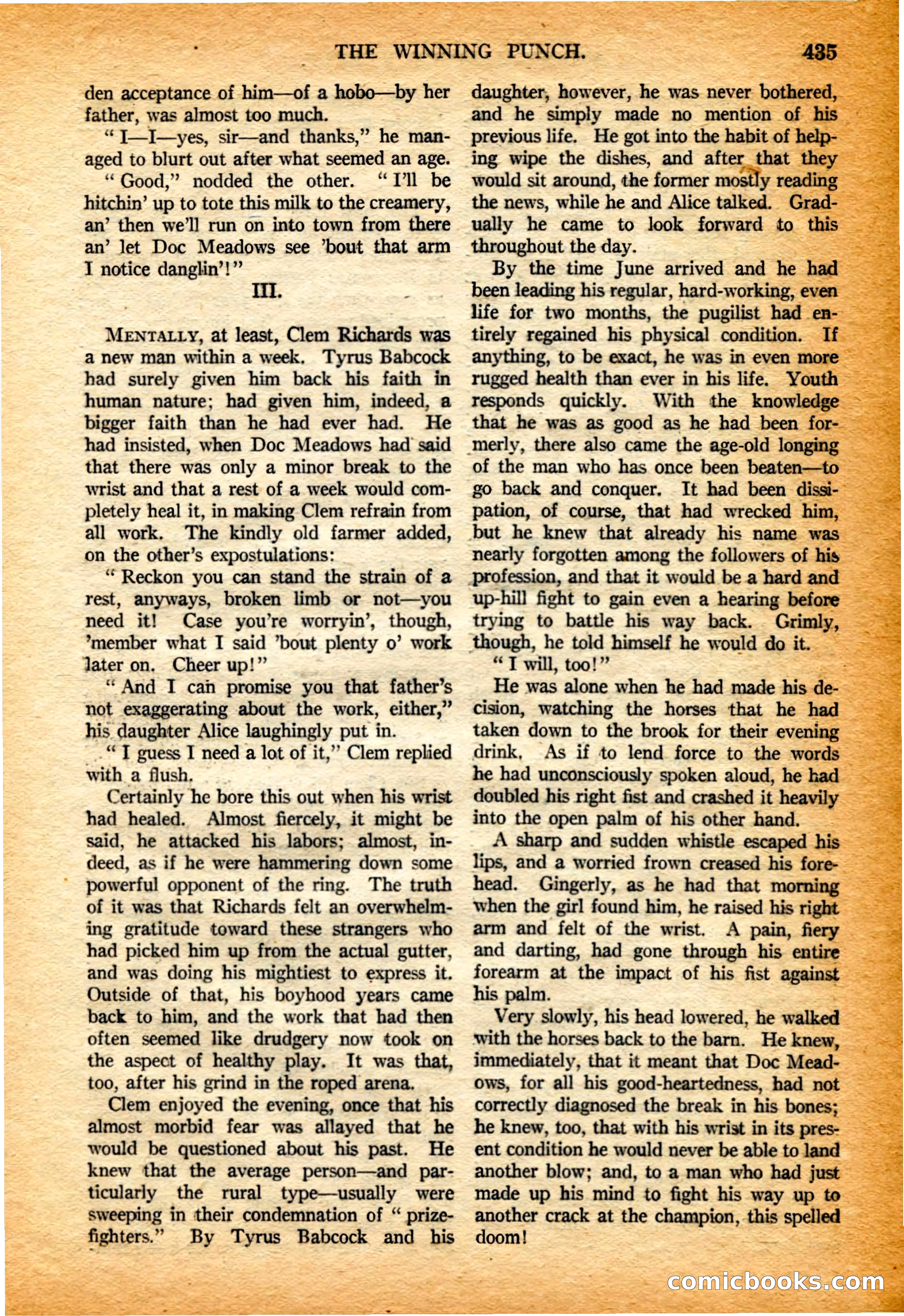 Argosy All-Story Weekly, 4 February 1922 — page 125 of 180