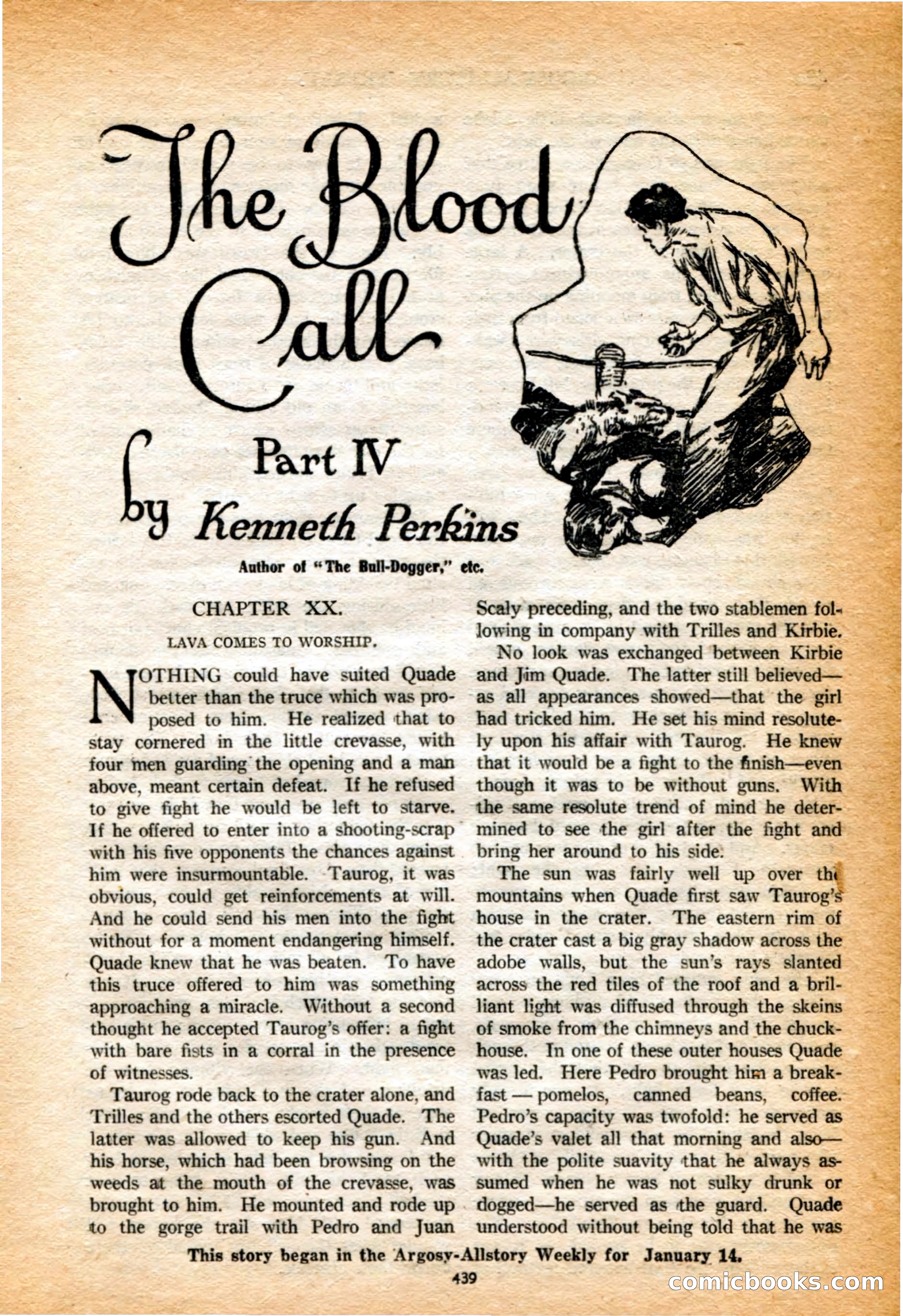 Argosy All-Story Weekly, 4 February 1922 — page 129 of 180
