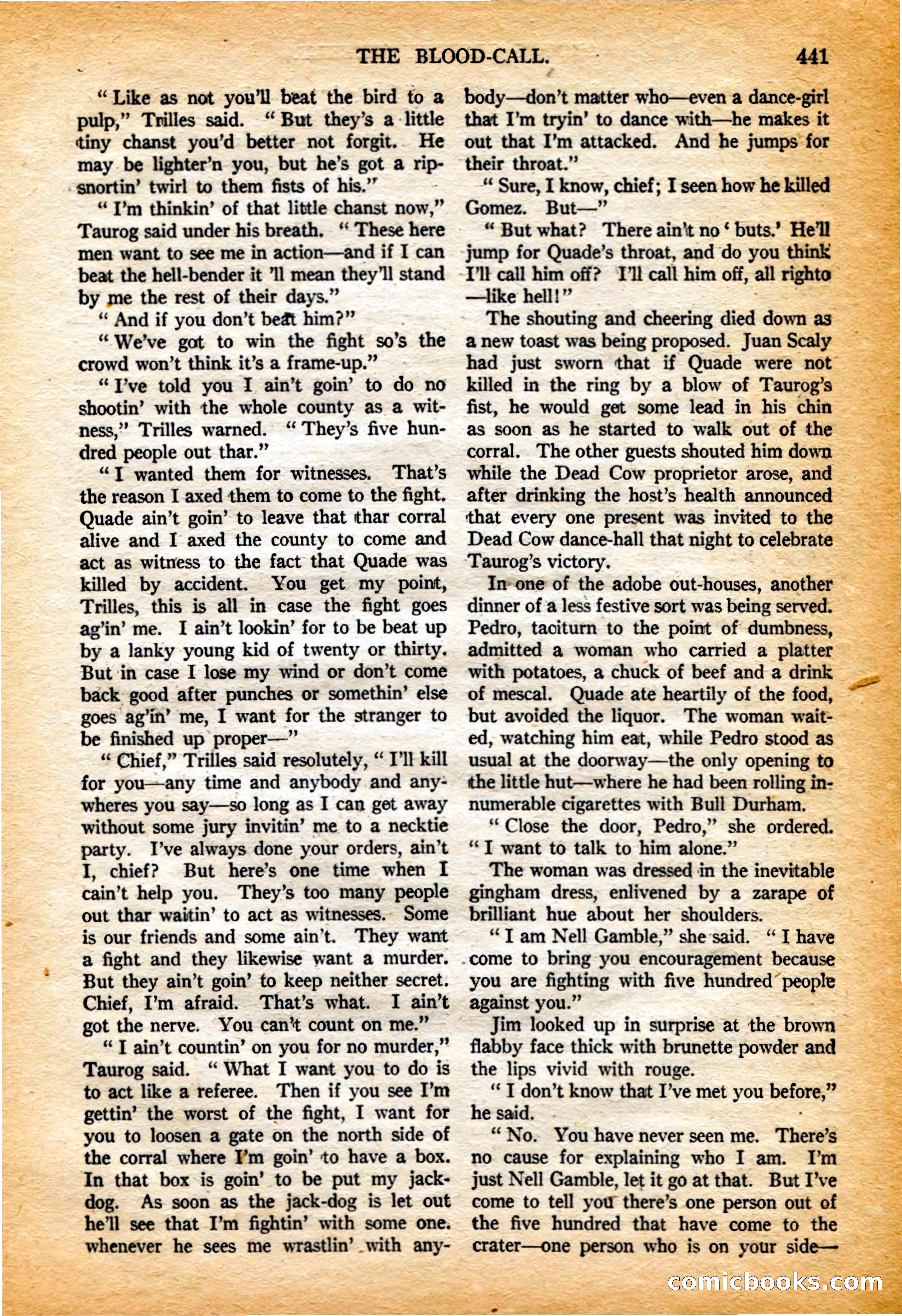 Argosy All-Story Weekly, 4 February 1922 — page 131 of 180