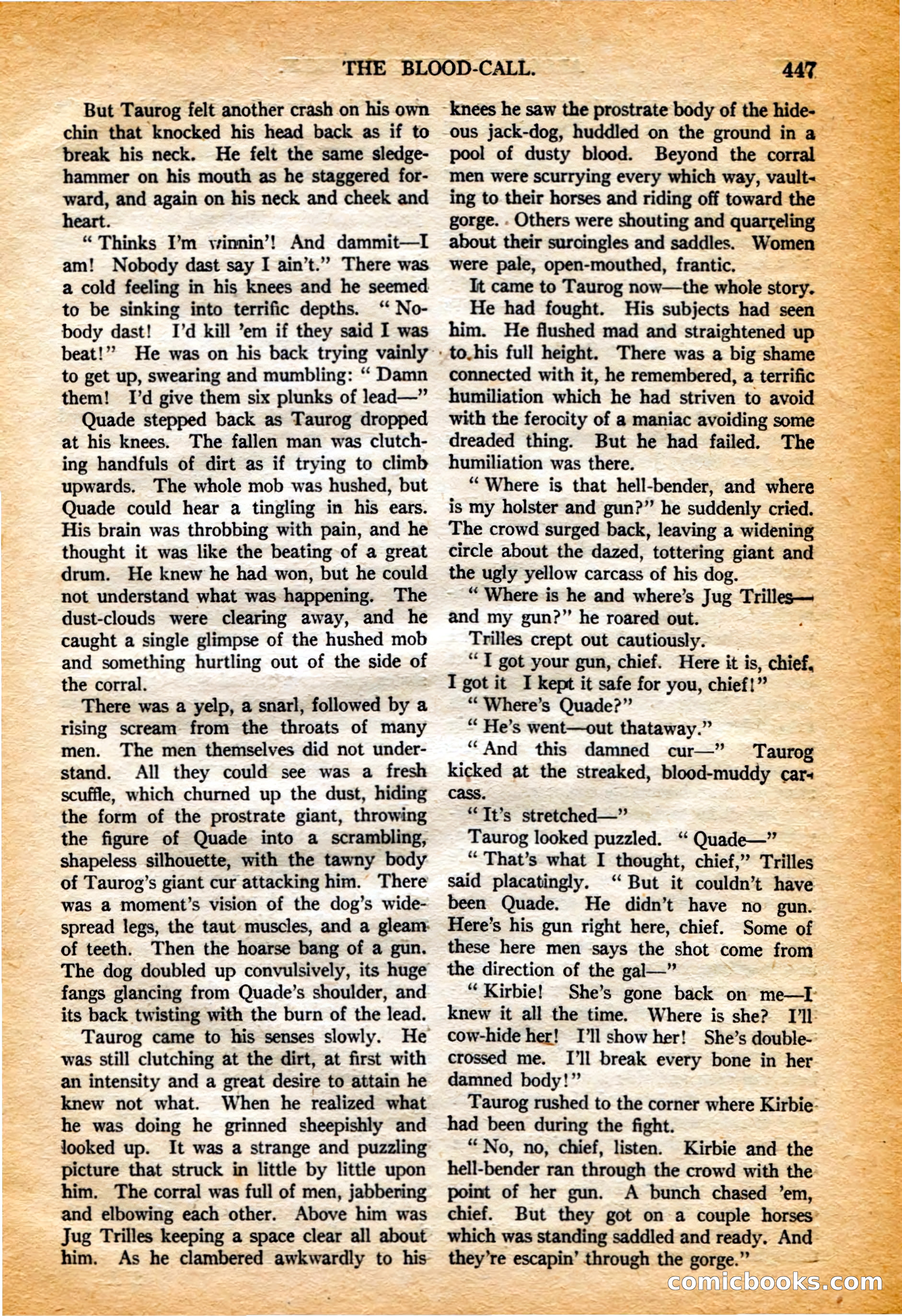Argosy All-Story Weekly, 4 February 1922 — page 137 of 180