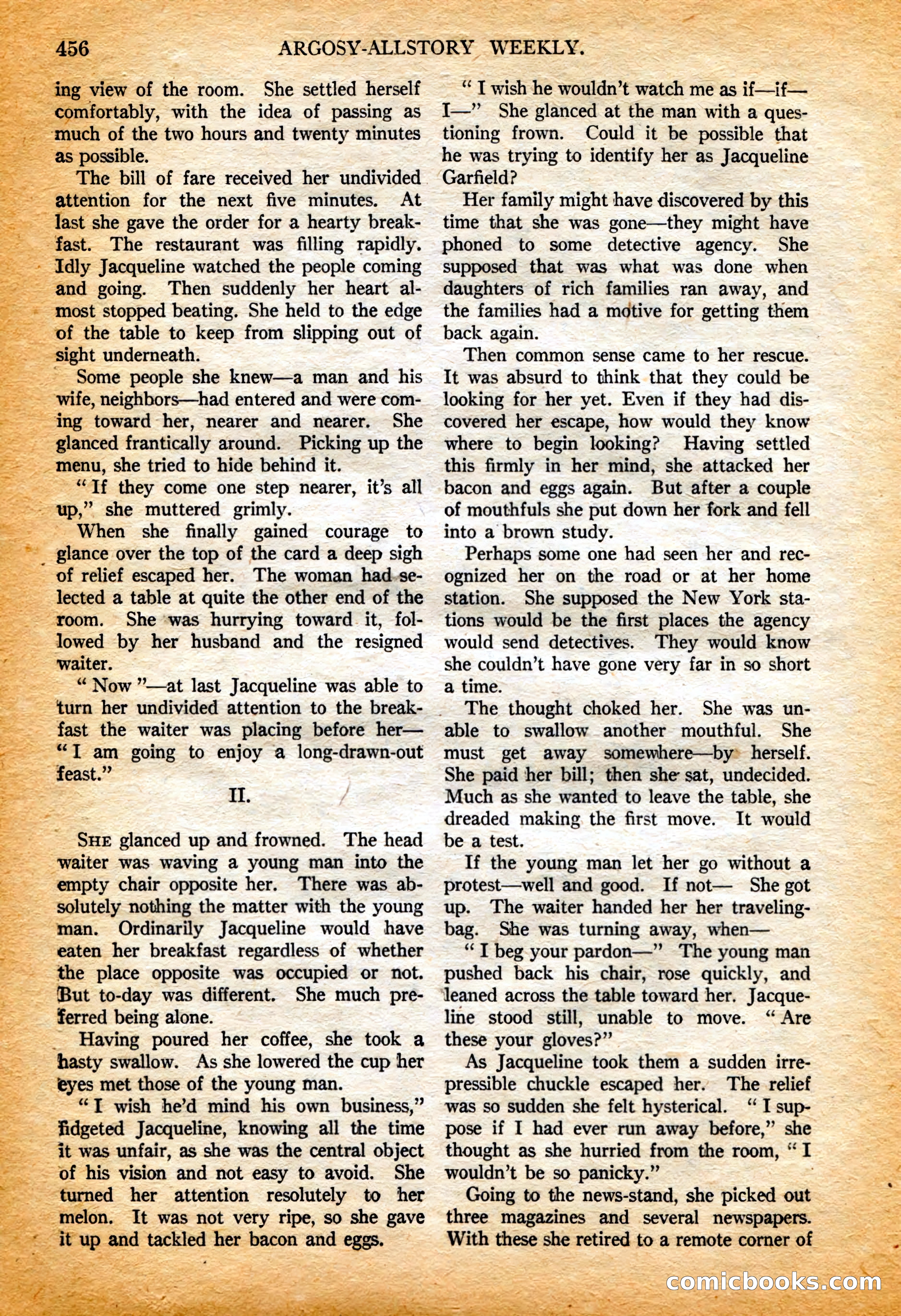 Argosy All-Story Weekly, 4 February 1922 — page 146 of 180