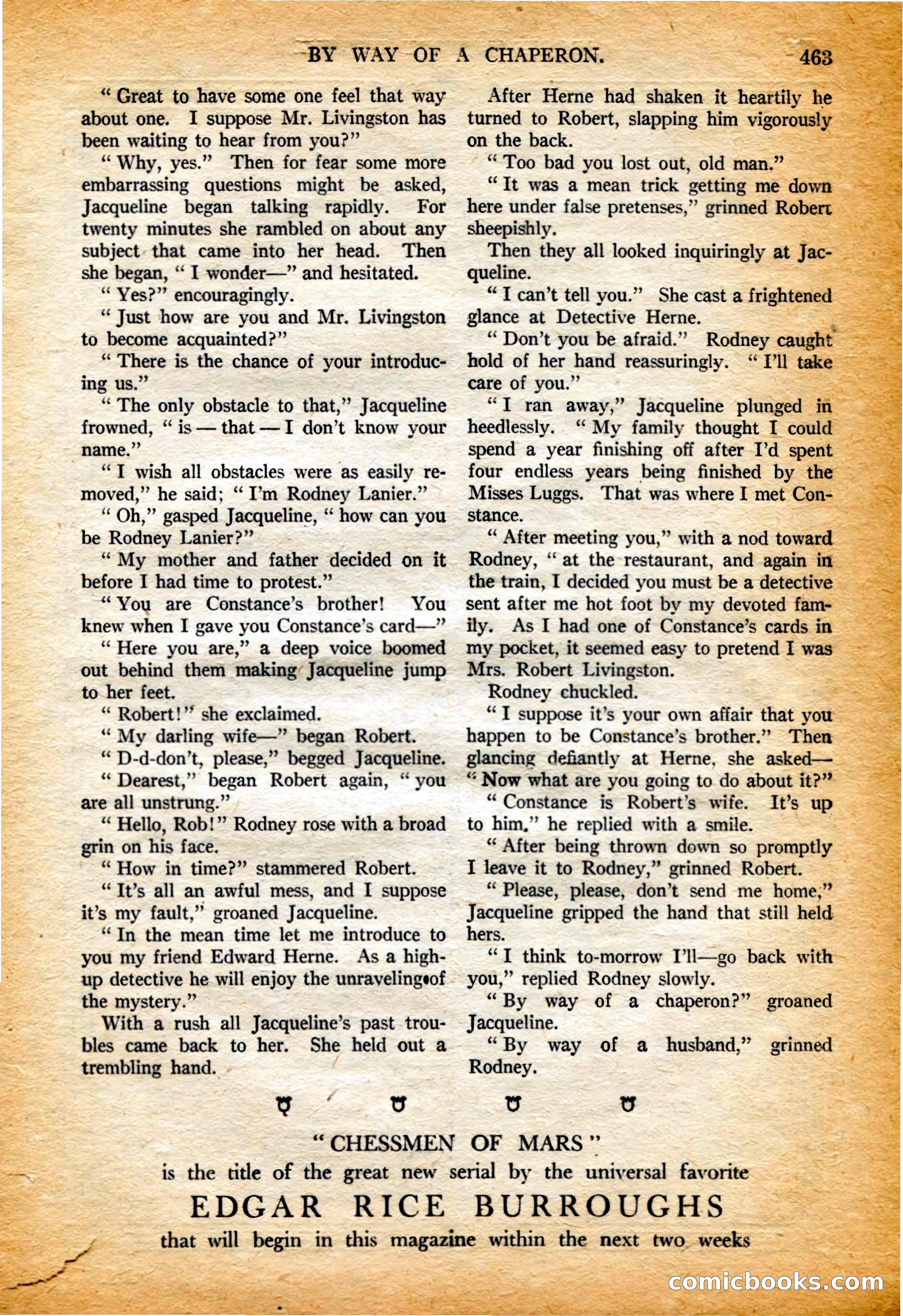 Argosy All-Story Weekly, 4 February 1922 — page 153 of 180