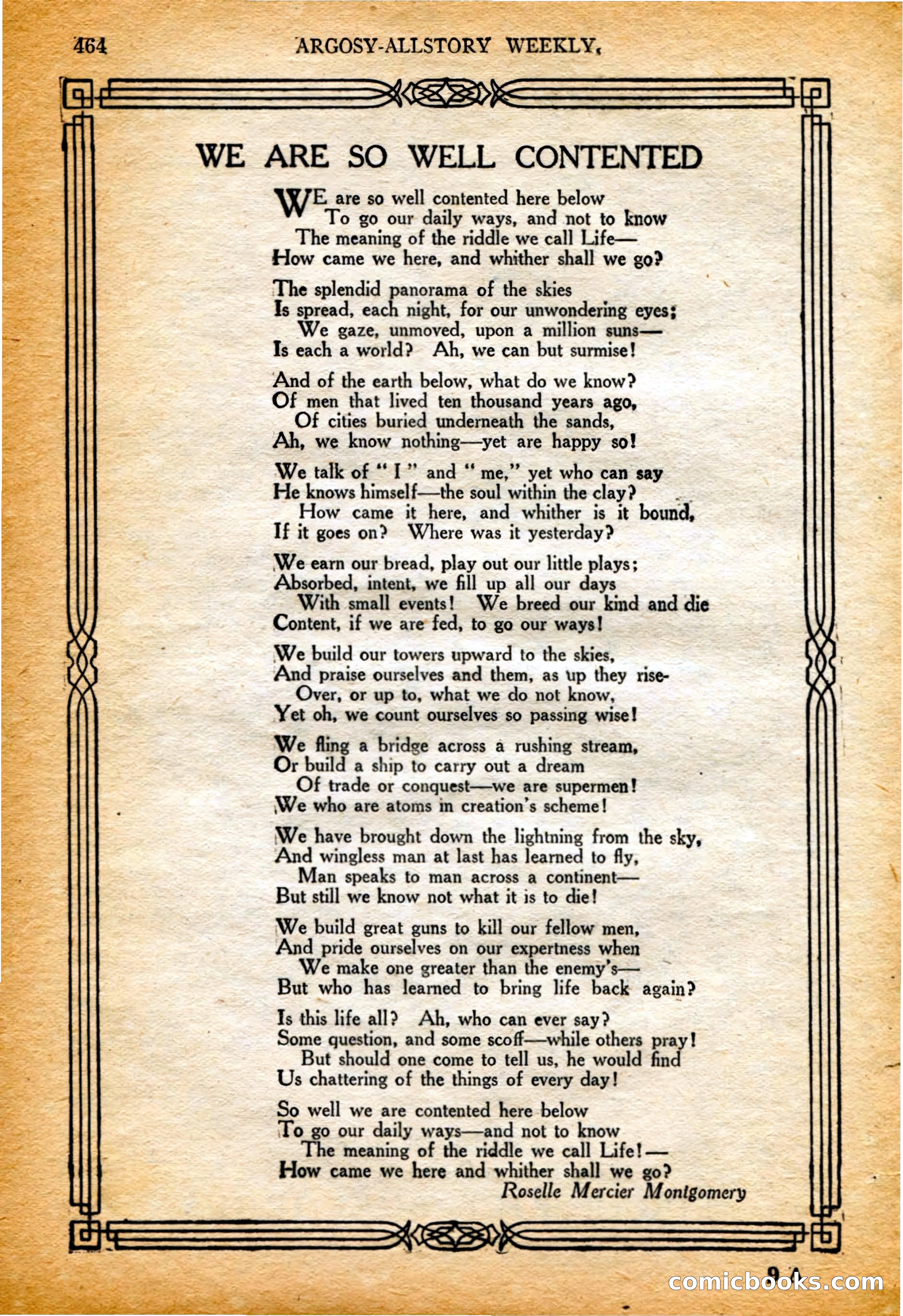 Argosy All-Story Weekly, 4 February 1922 — page 154 of 180