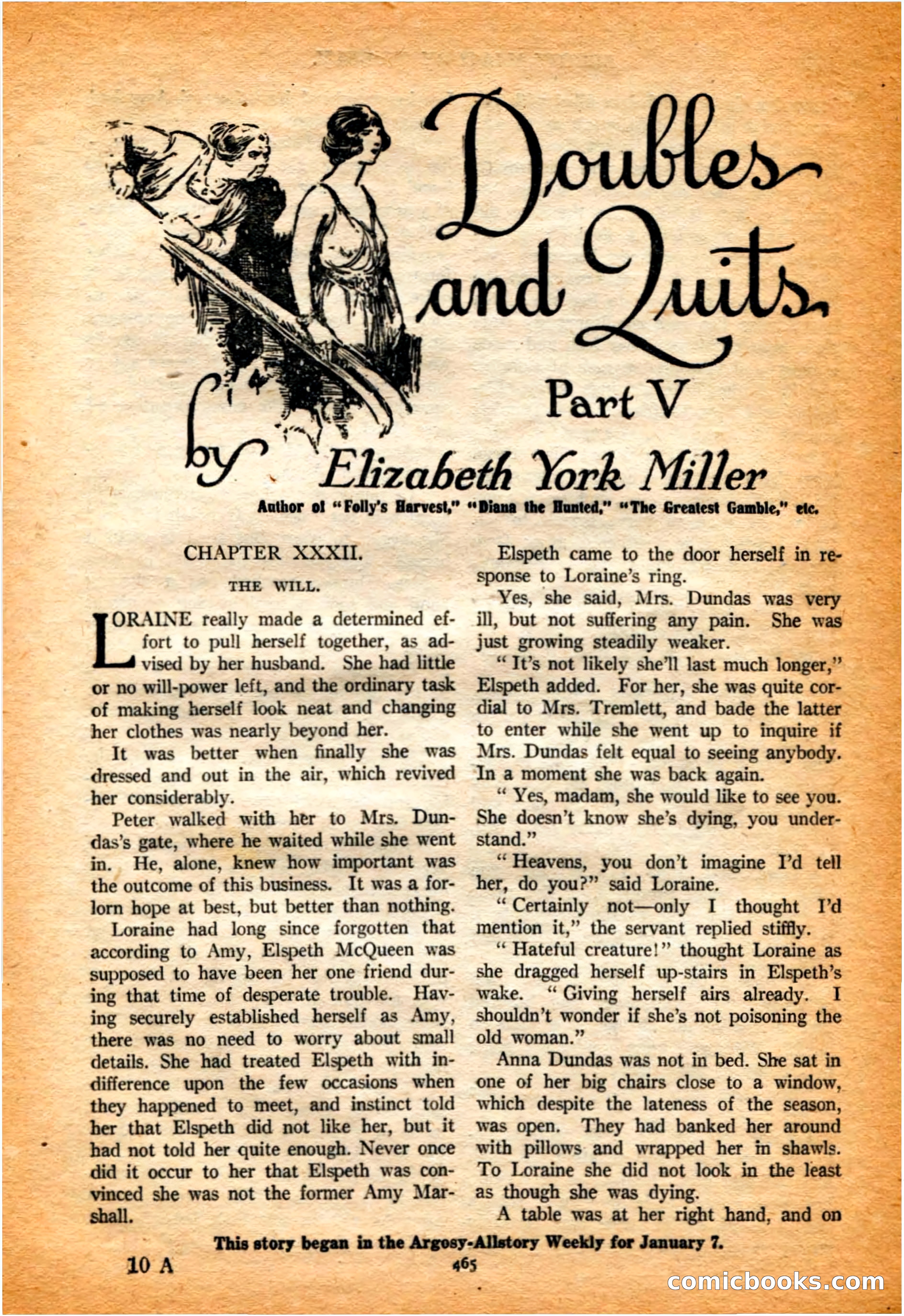 Argosy All-Story Weekly, 4 February 1922 — page 155 of 180