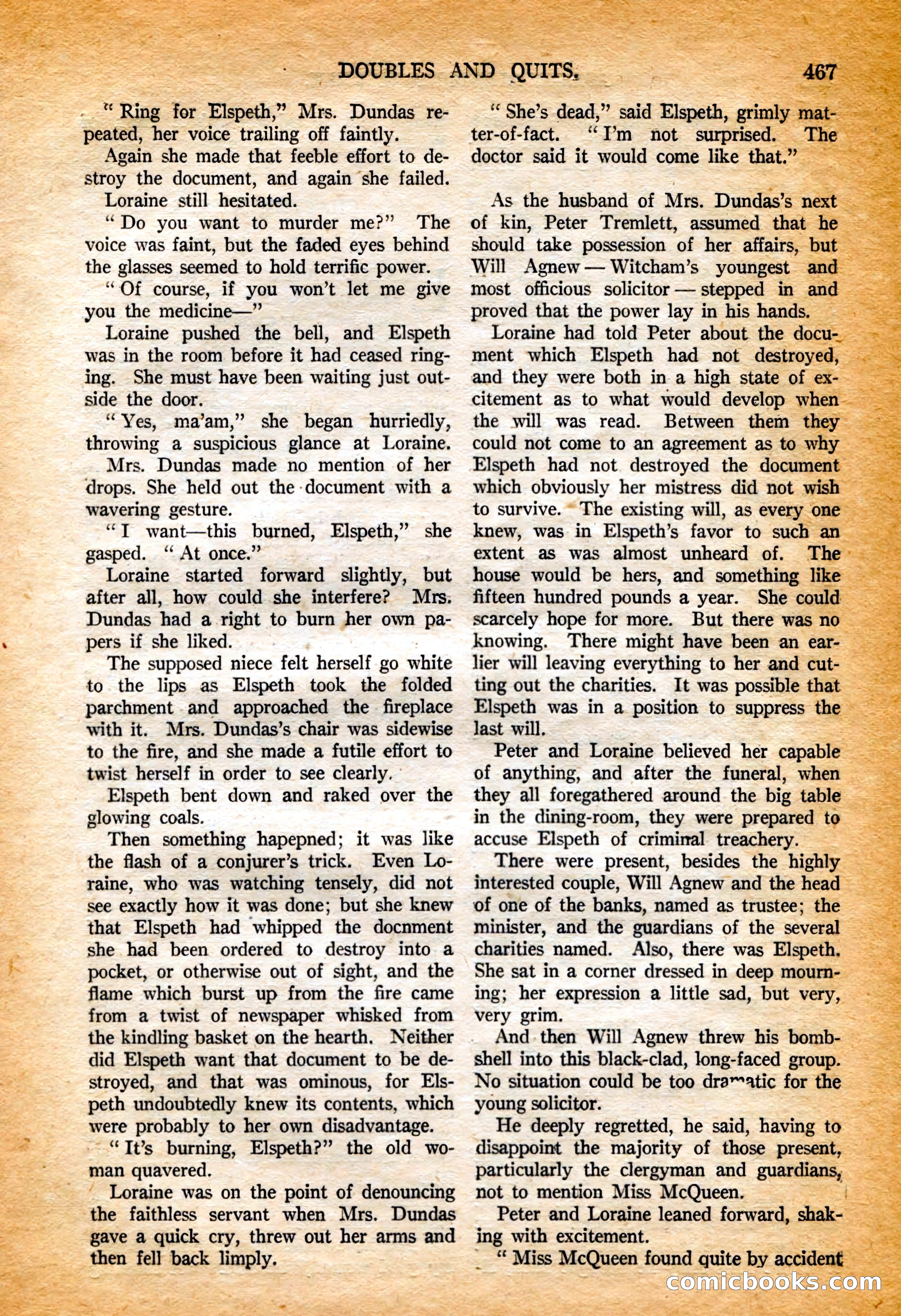 Argosy All-Story Weekly, 4 February 1922 — page 157 of 180