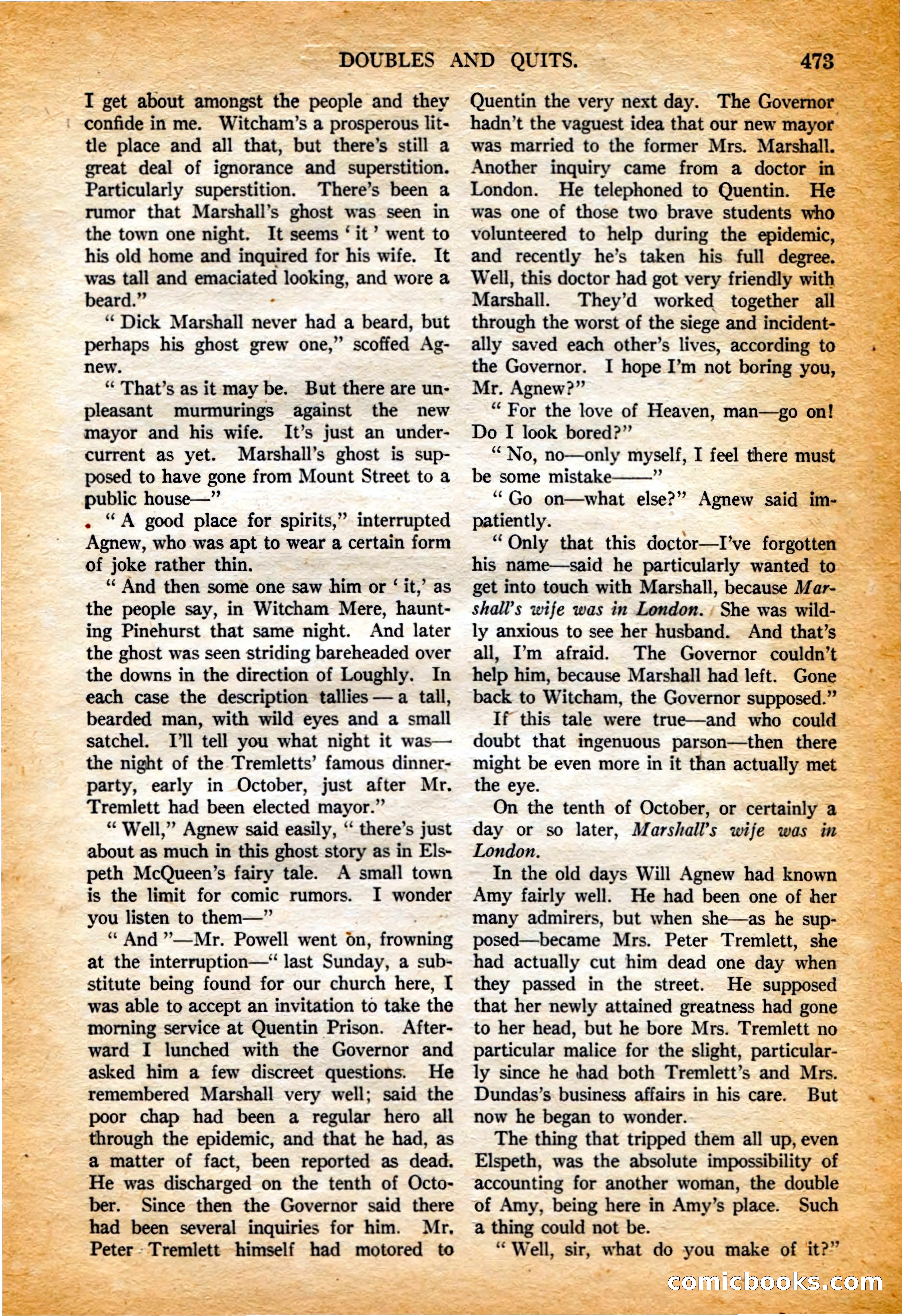 Argosy All-Story Weekly, 4 February 1922 — page 163 of 180