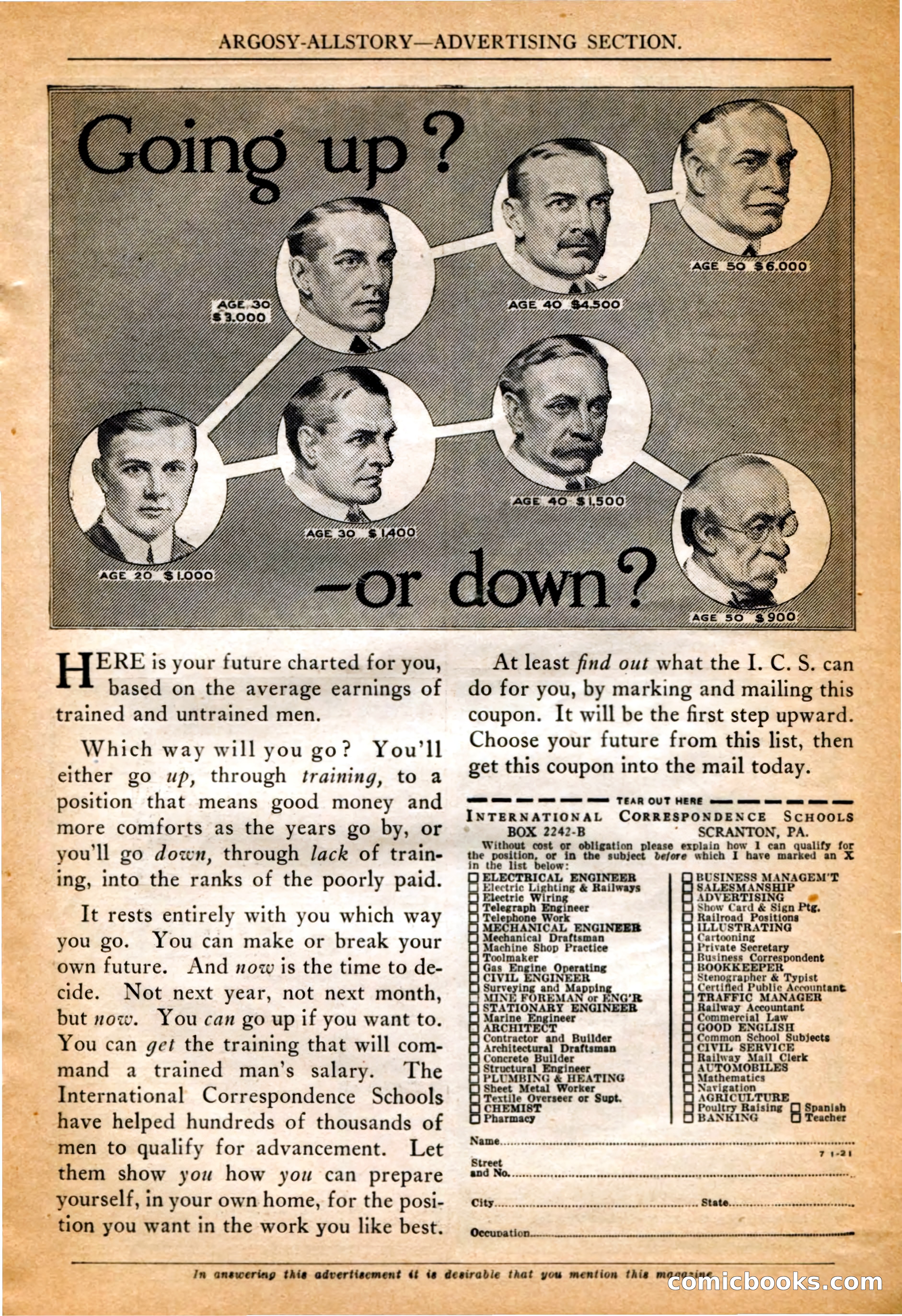 Argosy All-Story Weekly, 4 February 1922 — page 171 of 180