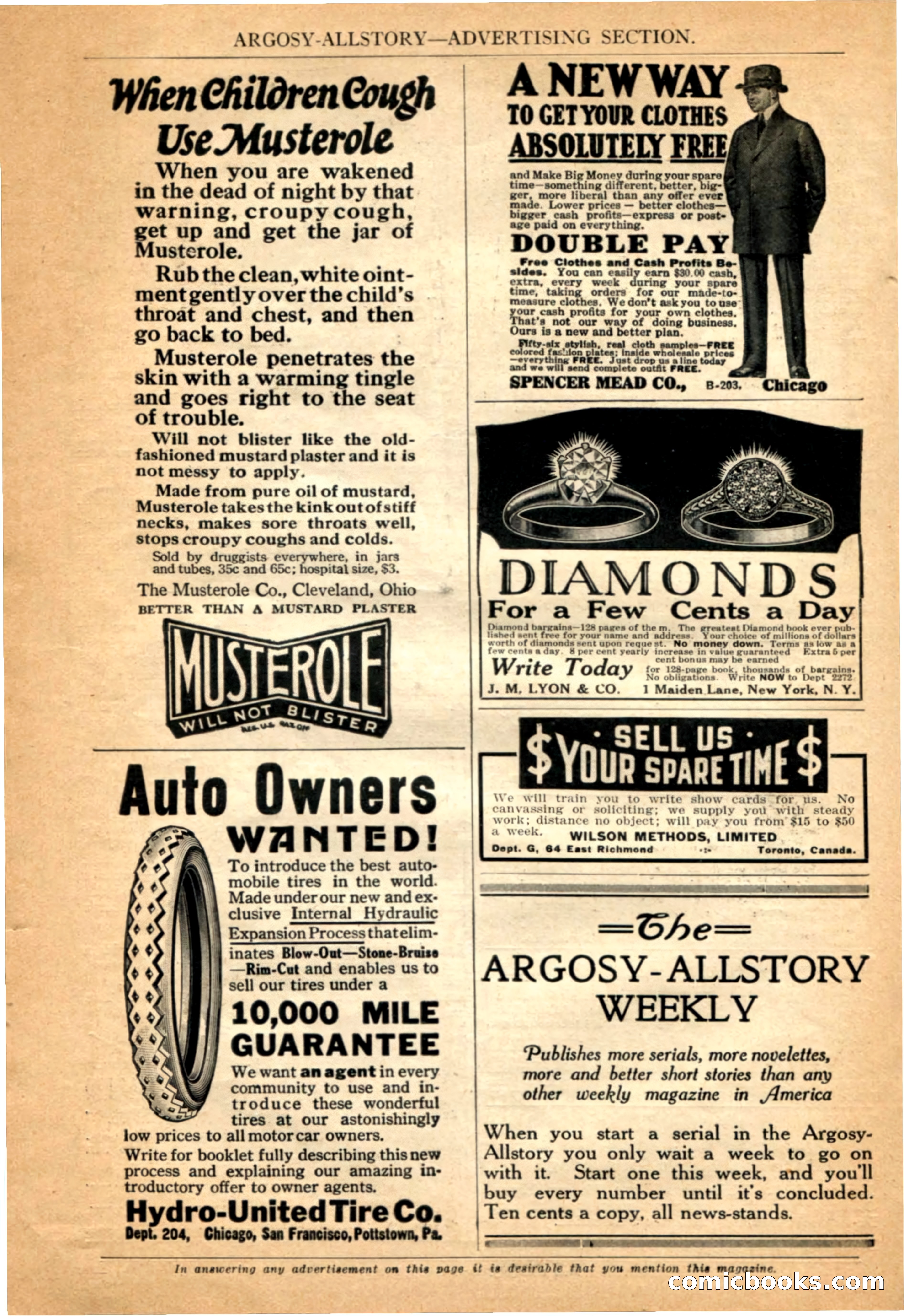 Argosy All-Story Weekly, 4 February 1922 — page 174 of 180