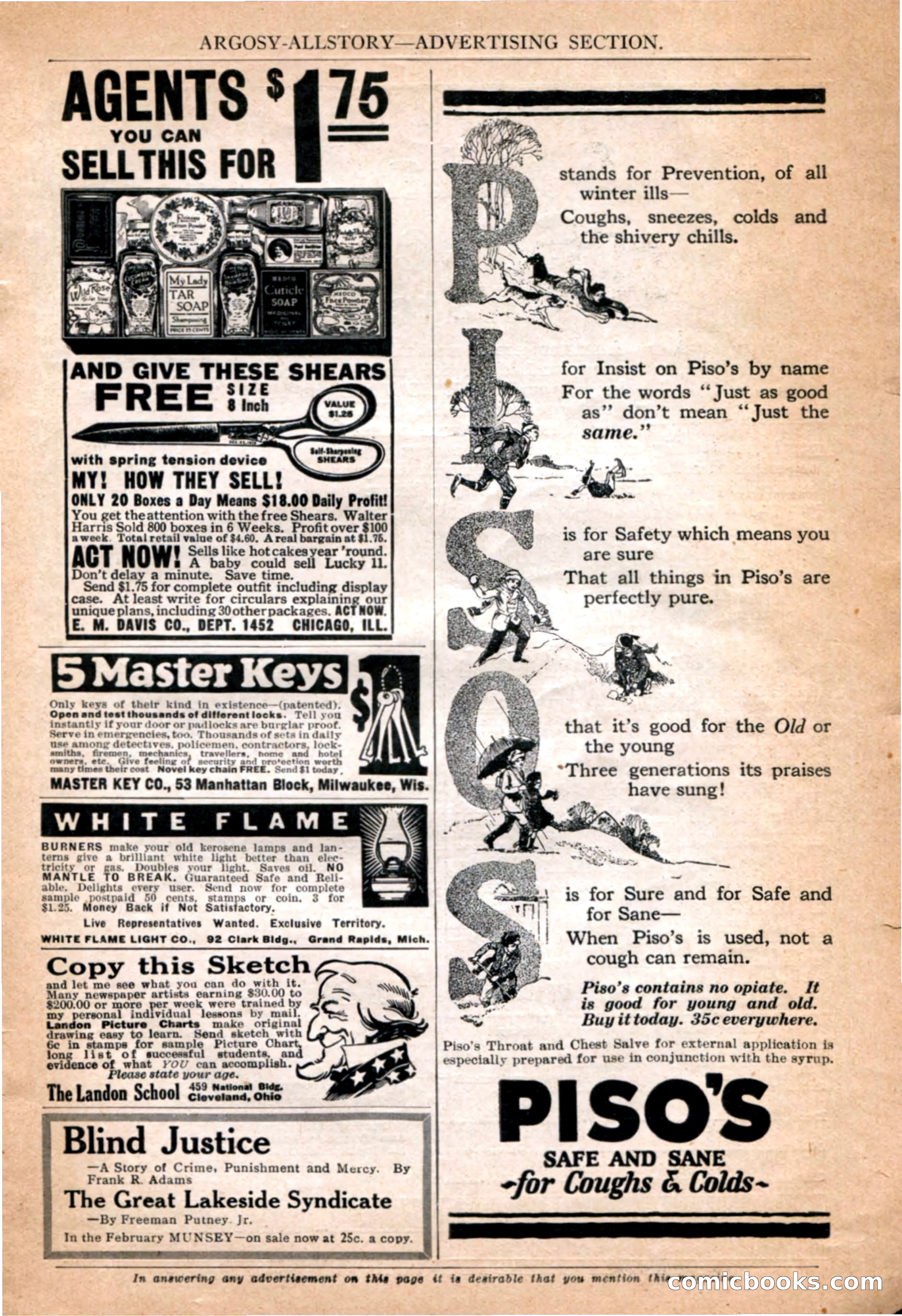 Argosy All-Story Weekly, 4 February 1922 — page 177 of 180